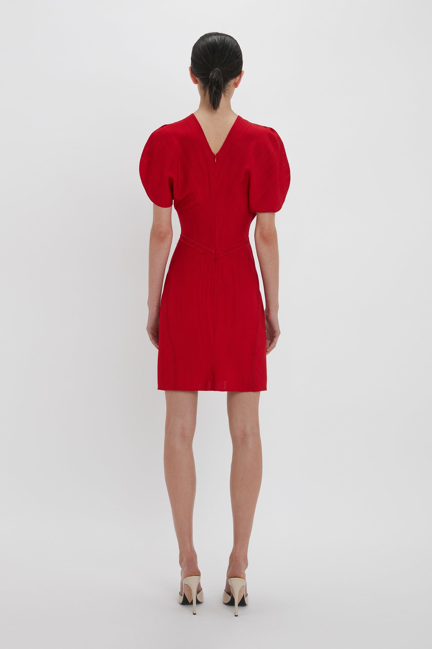 Bela Mini Dress In Carmine