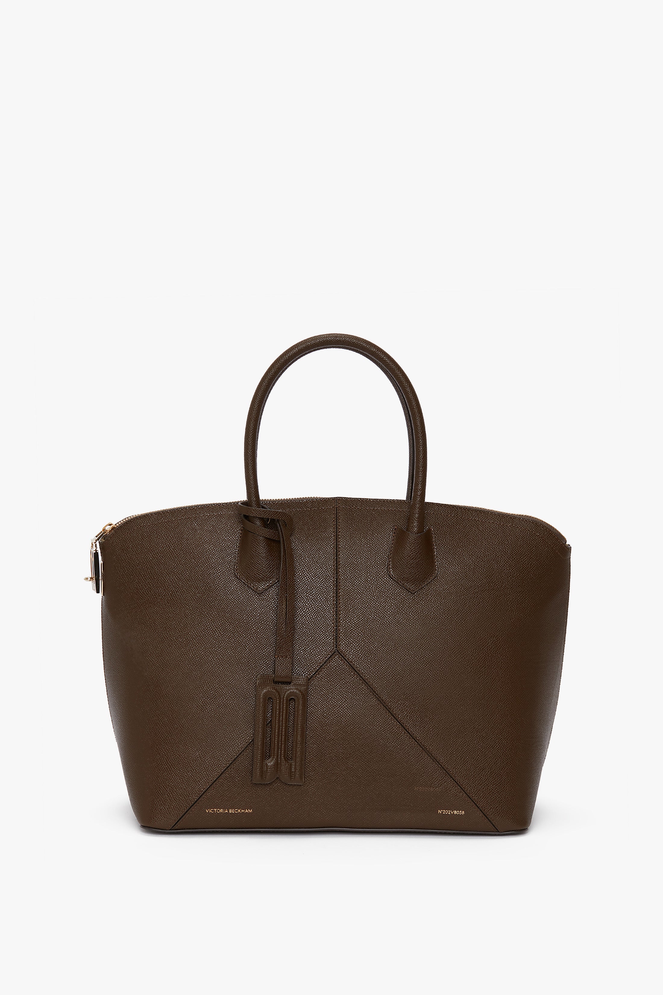 【日本製】 Victoria Top Inc Beckham Victoria – Leather Khaki In Bag Handle バッグ