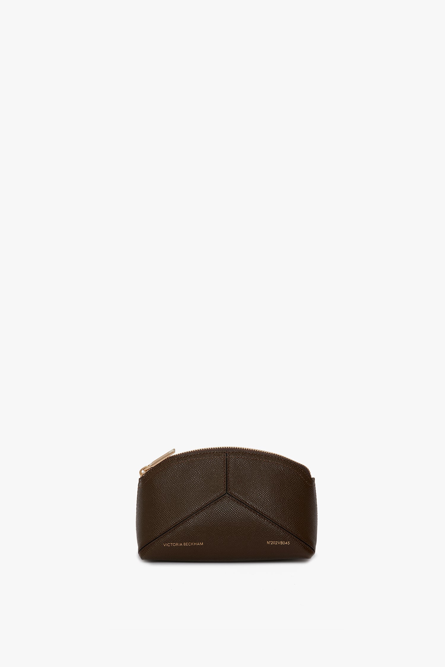 Victoria Mini Travel Pouch In Khaki Leather