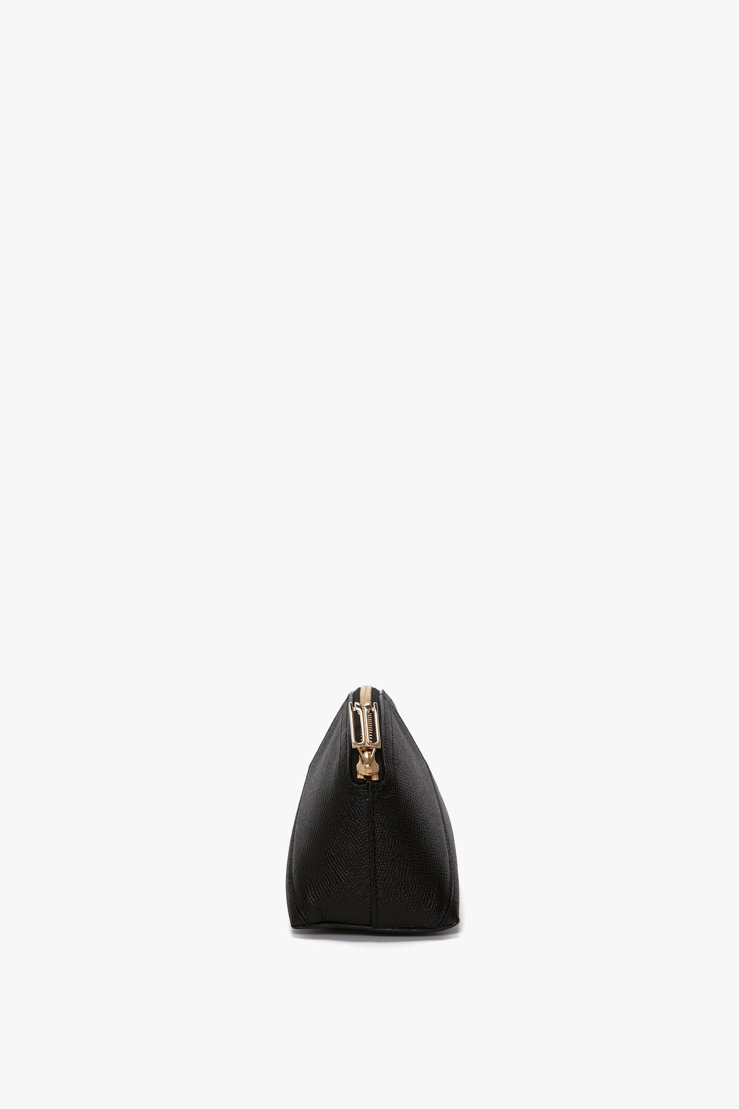 Victoria Mini Travel Pouch In Black Leather