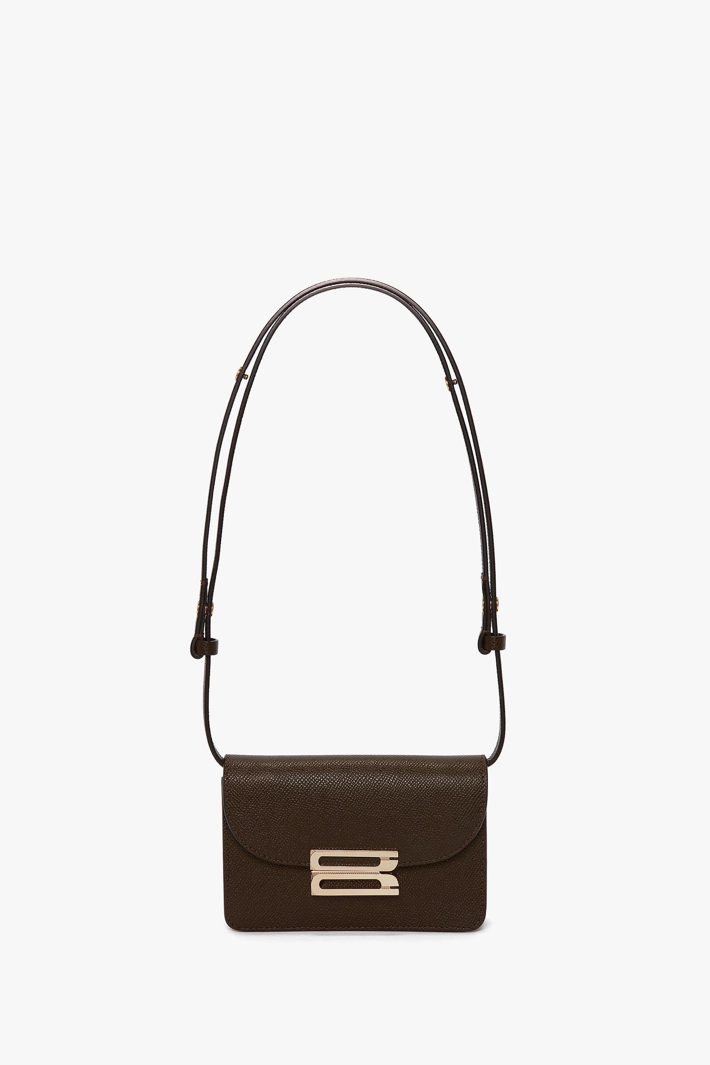 Nano Dorian Bag In Khaki Leather