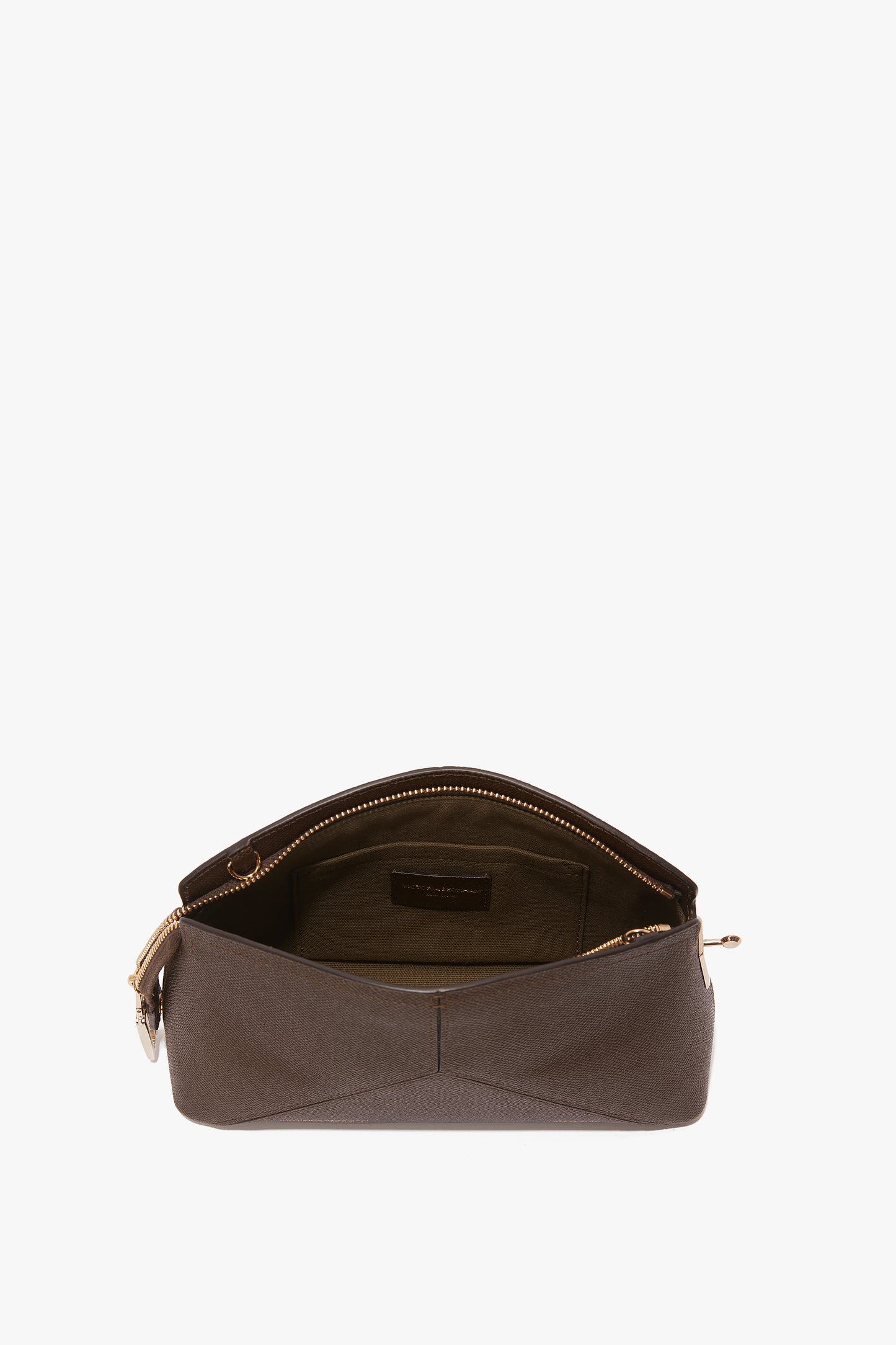Victoria Crossbody Bag In Khaki Leather