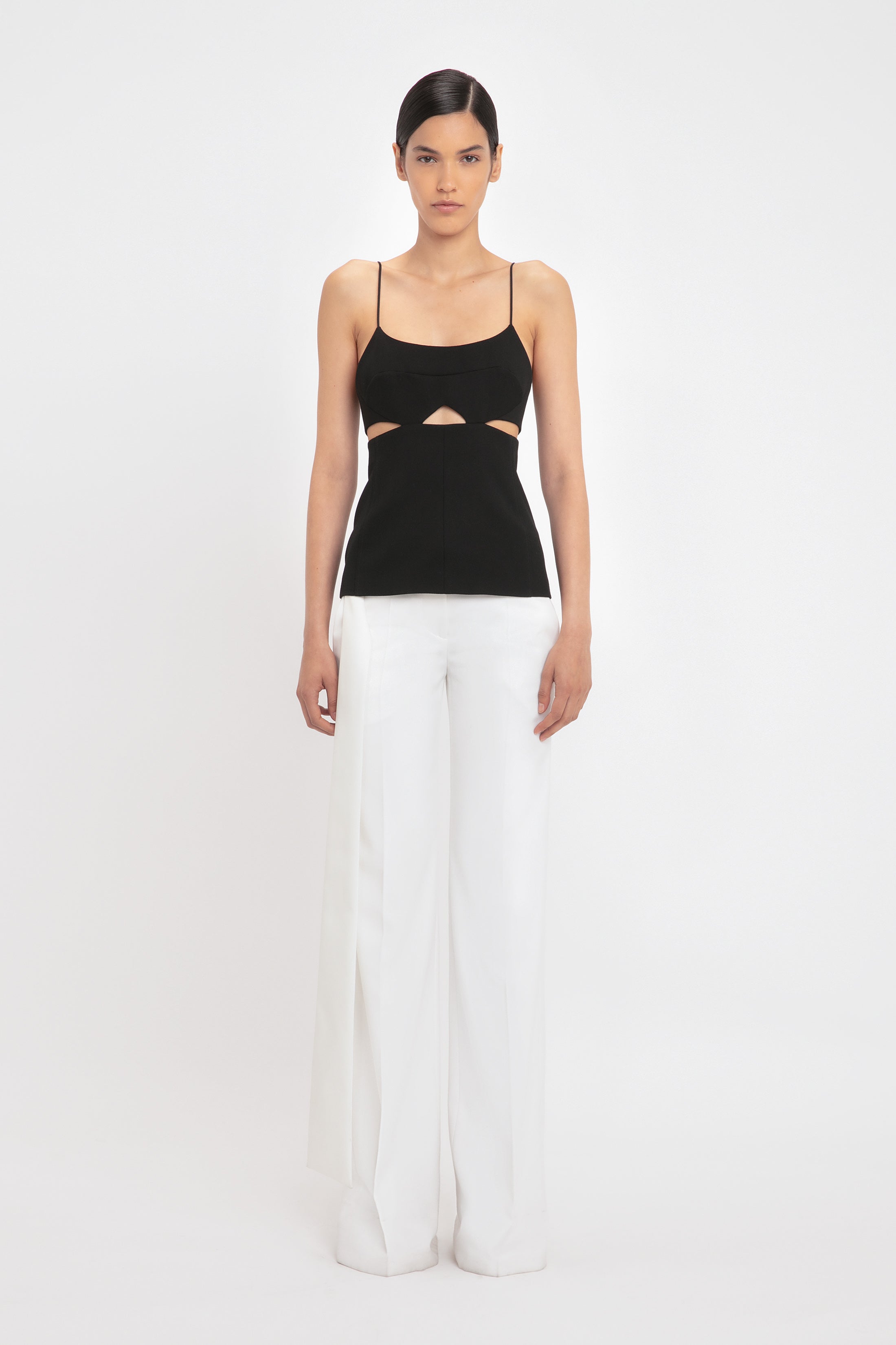 トップス whip cream cami VICTORIA BECKHAM CREAM STRAP TOP CAMI WOMENS SIZE US 10 | eBay