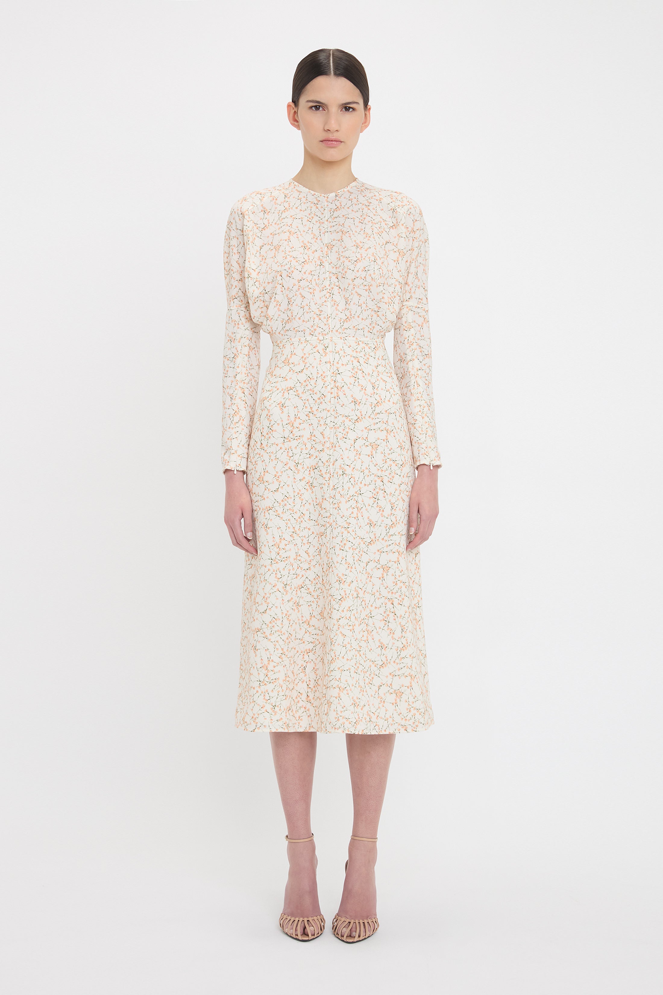 ワンピース VICTORIA BECKHAM Women Long Skirts 1125JDR006064APEACOCK Gre Panelled Maxi Skirt In White – Victoria Beckham Inc