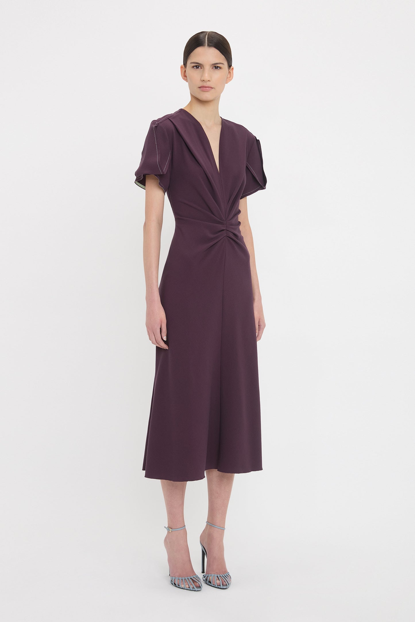 Eve Midi Dress In Fig