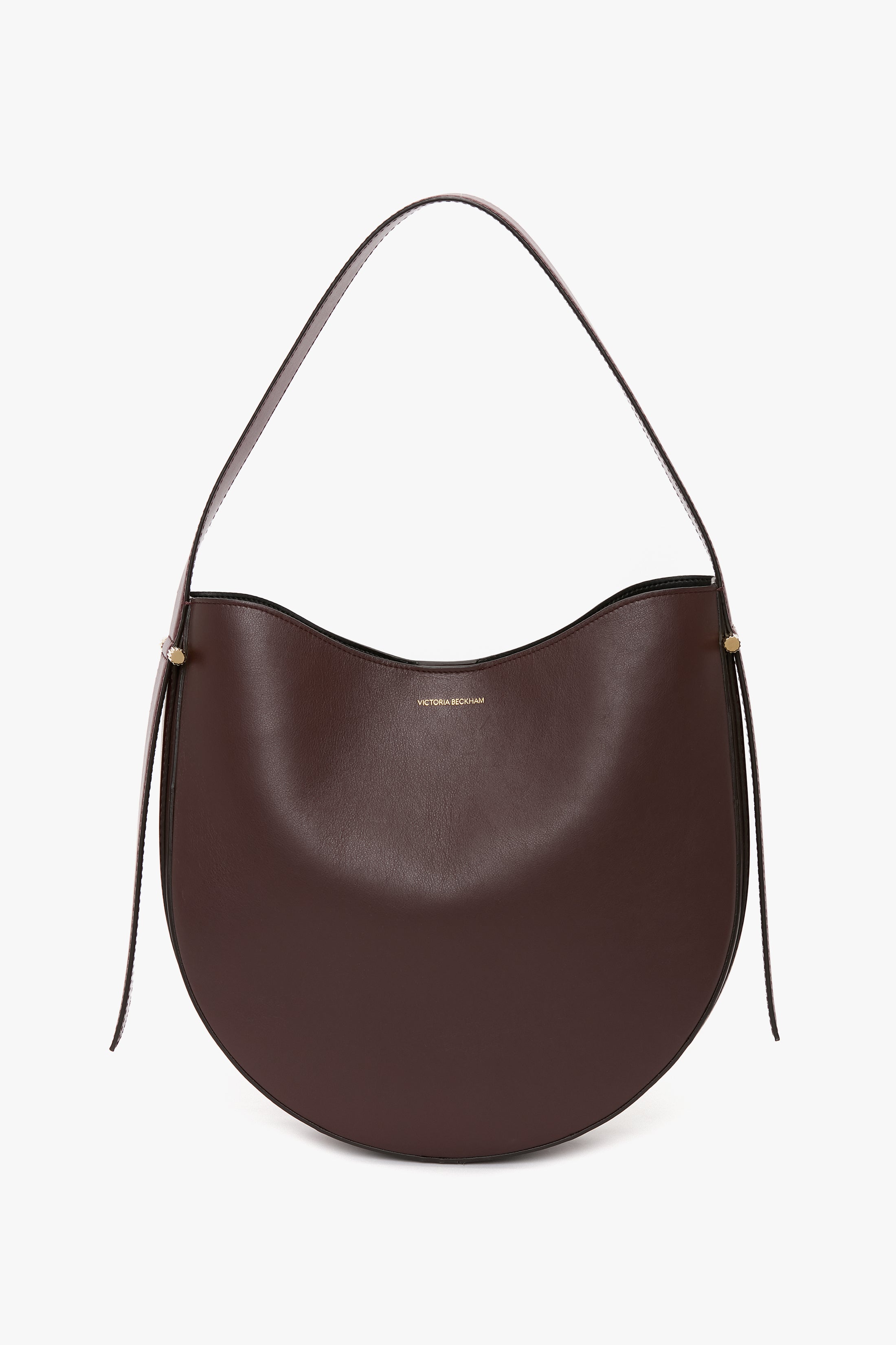 Dia Hobo Bag In Burgundy Smooth Leather – Victoria Beckham Inc