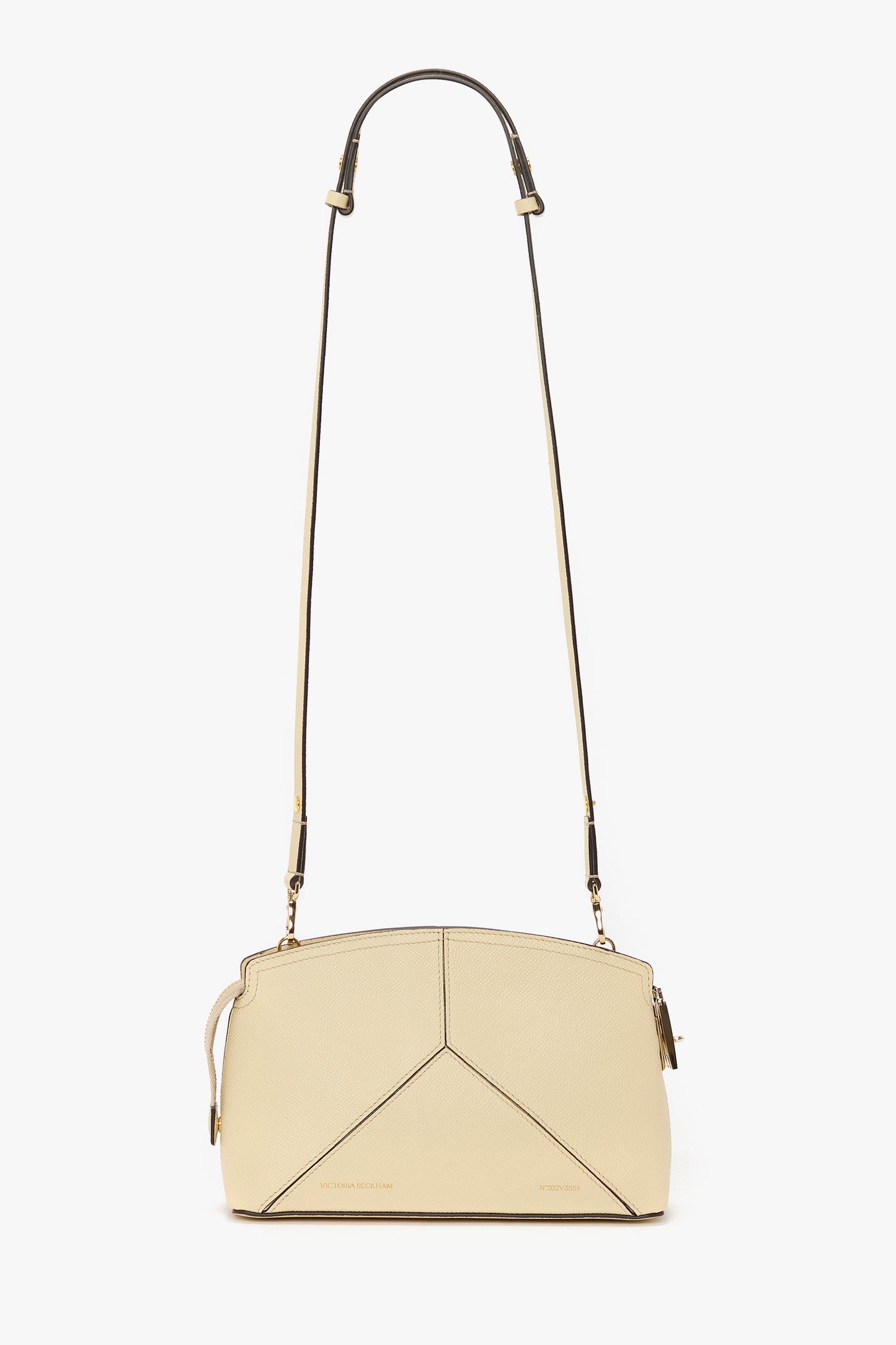 Victoria Crossbody Bag In Ivory Leather