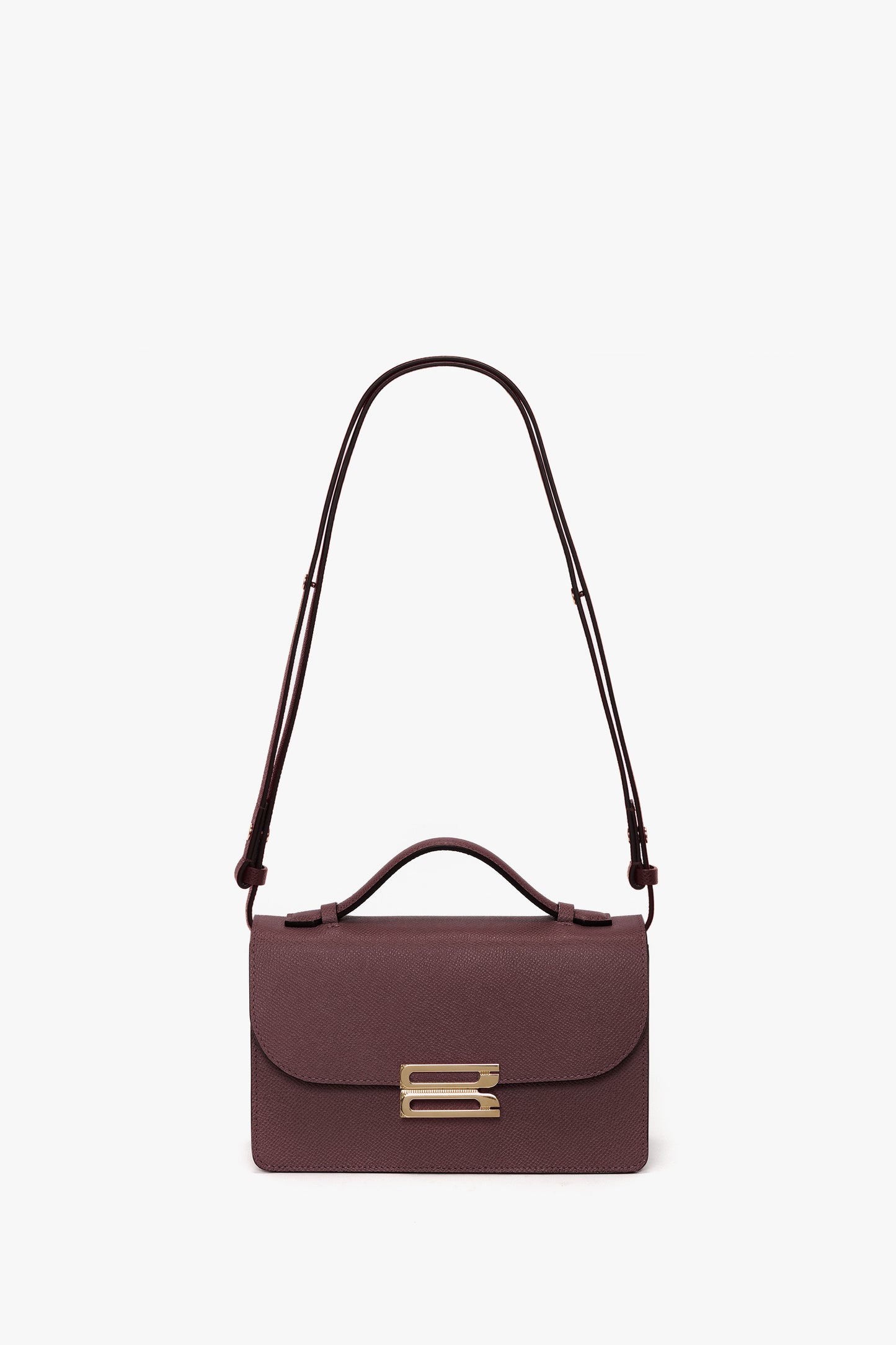 Mini Dorian Bag In Burgundy Leather