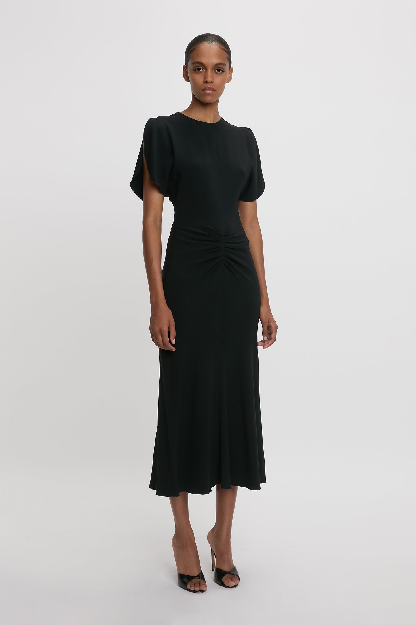 Bela Midi Dress In Black