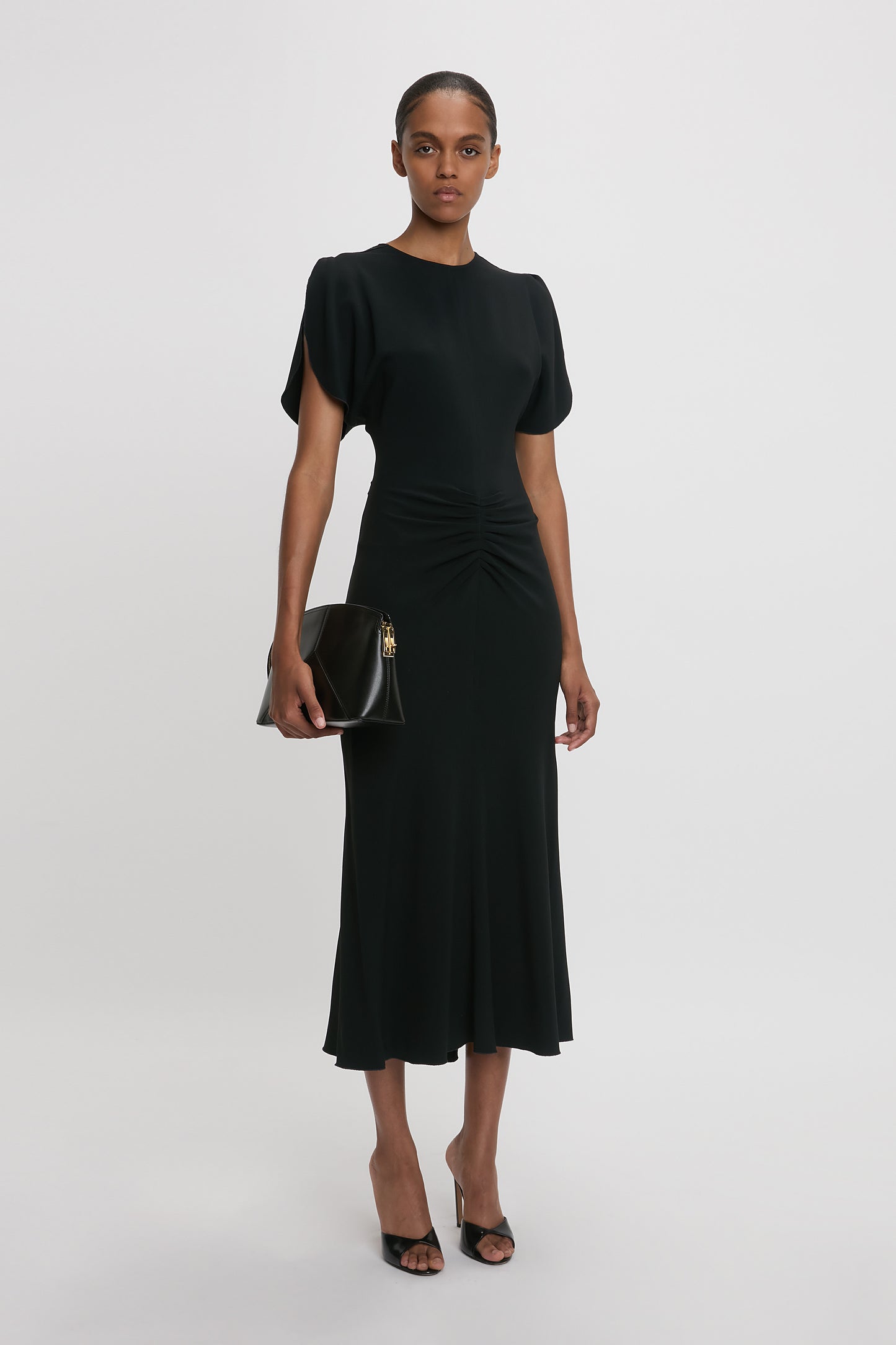 Bela Midi Dress In Black