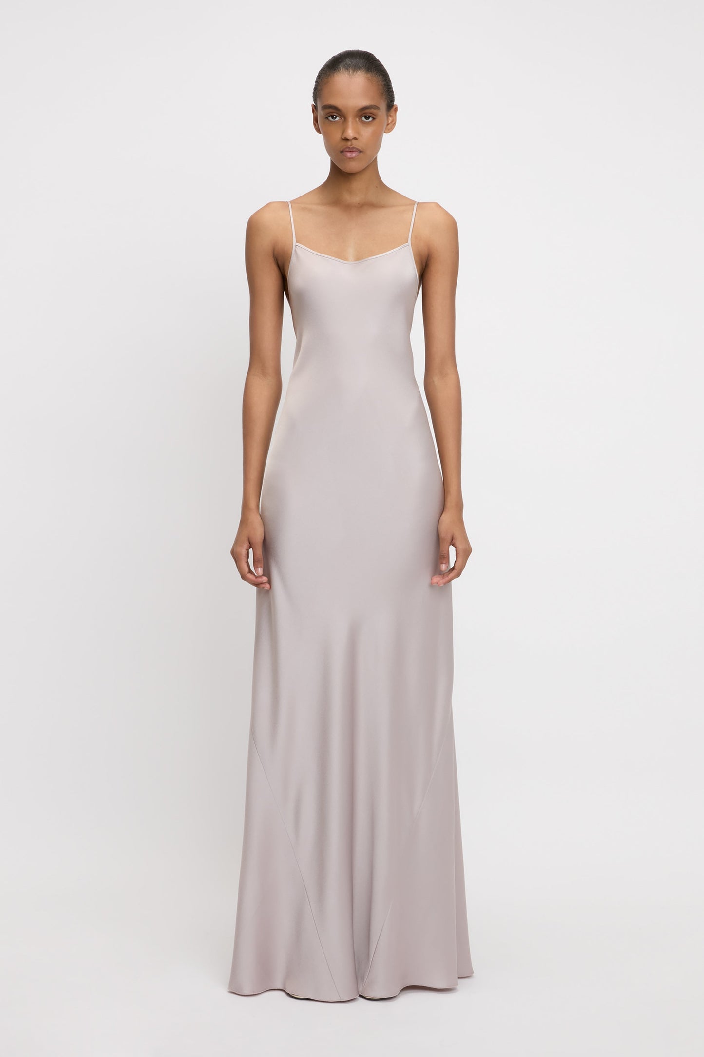 Cami Floor-Length Dress In Heather