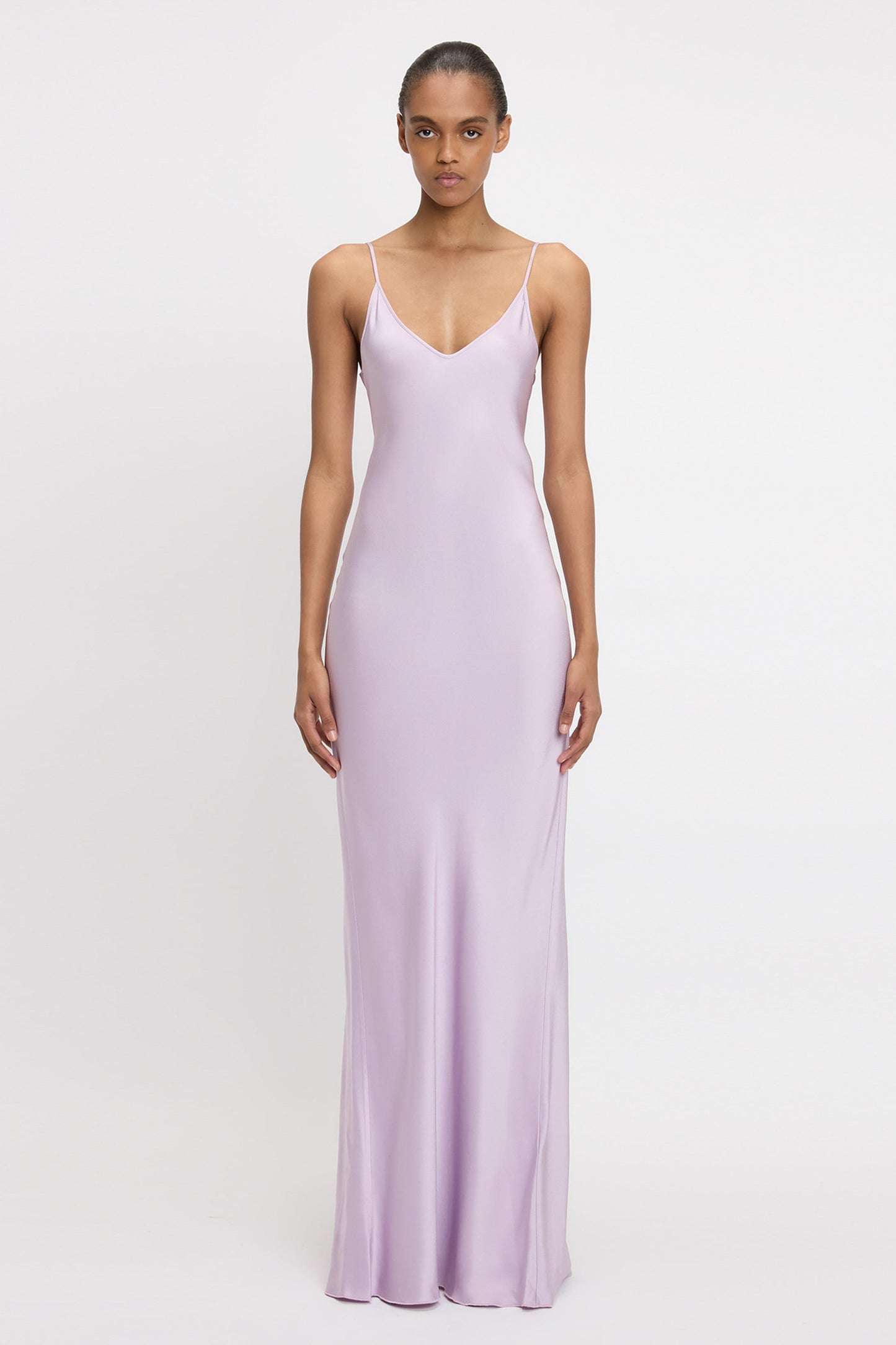 Cami Floor-Length Dress In Petunia