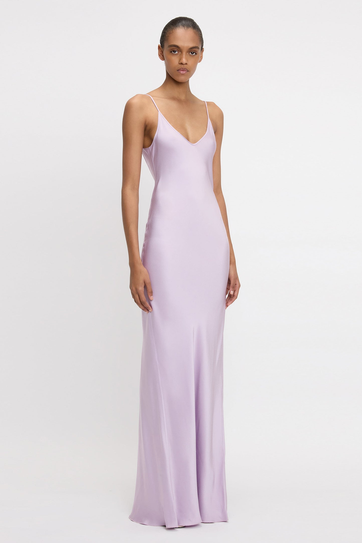 Cami Floor-Length Dress In Petunia