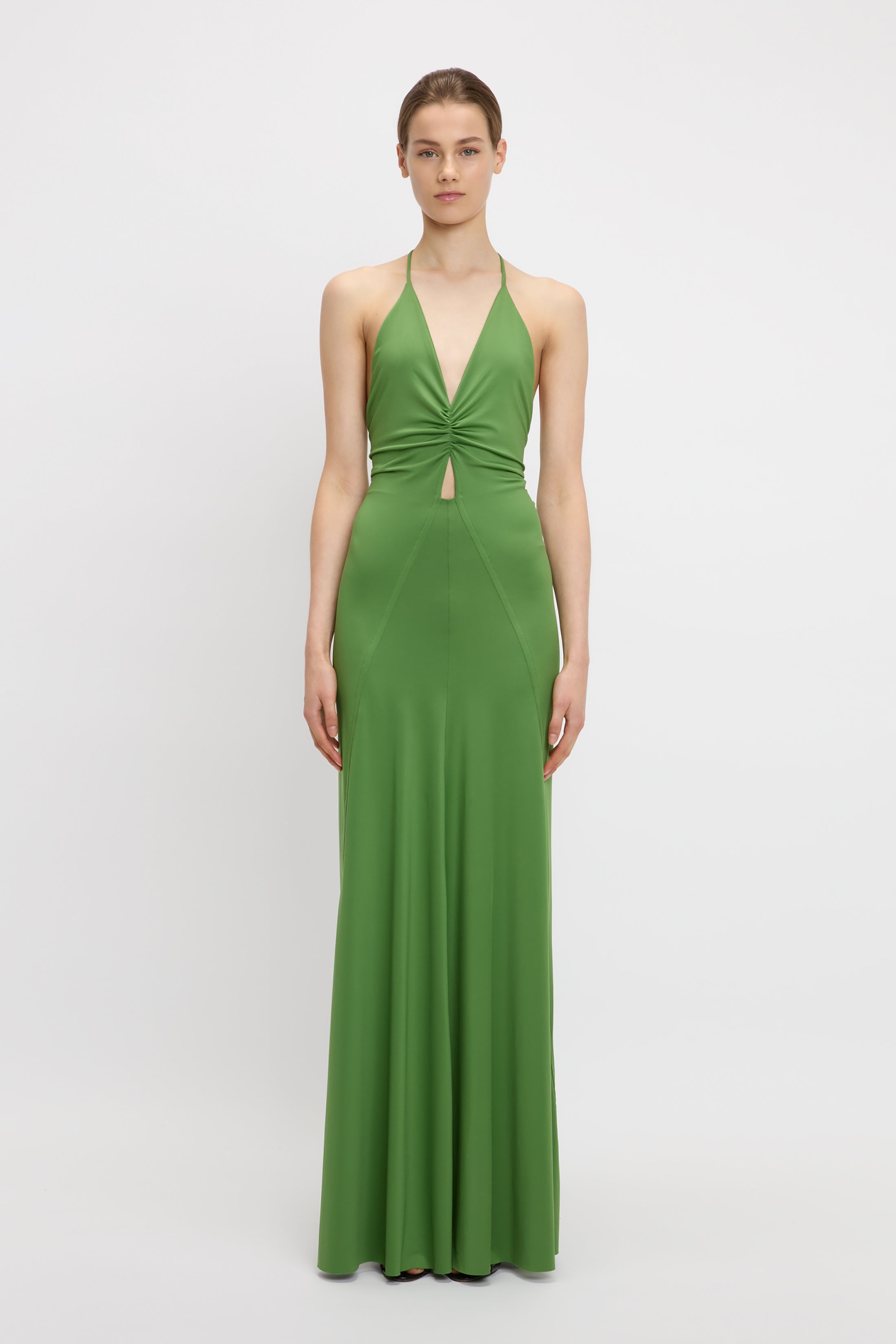 ワンピース VICTORIA BECKHAM Women Dresses 1225WDR 006342A 9342 ALGAE GR 20240731_VB_1122.jpg?v=1740403436