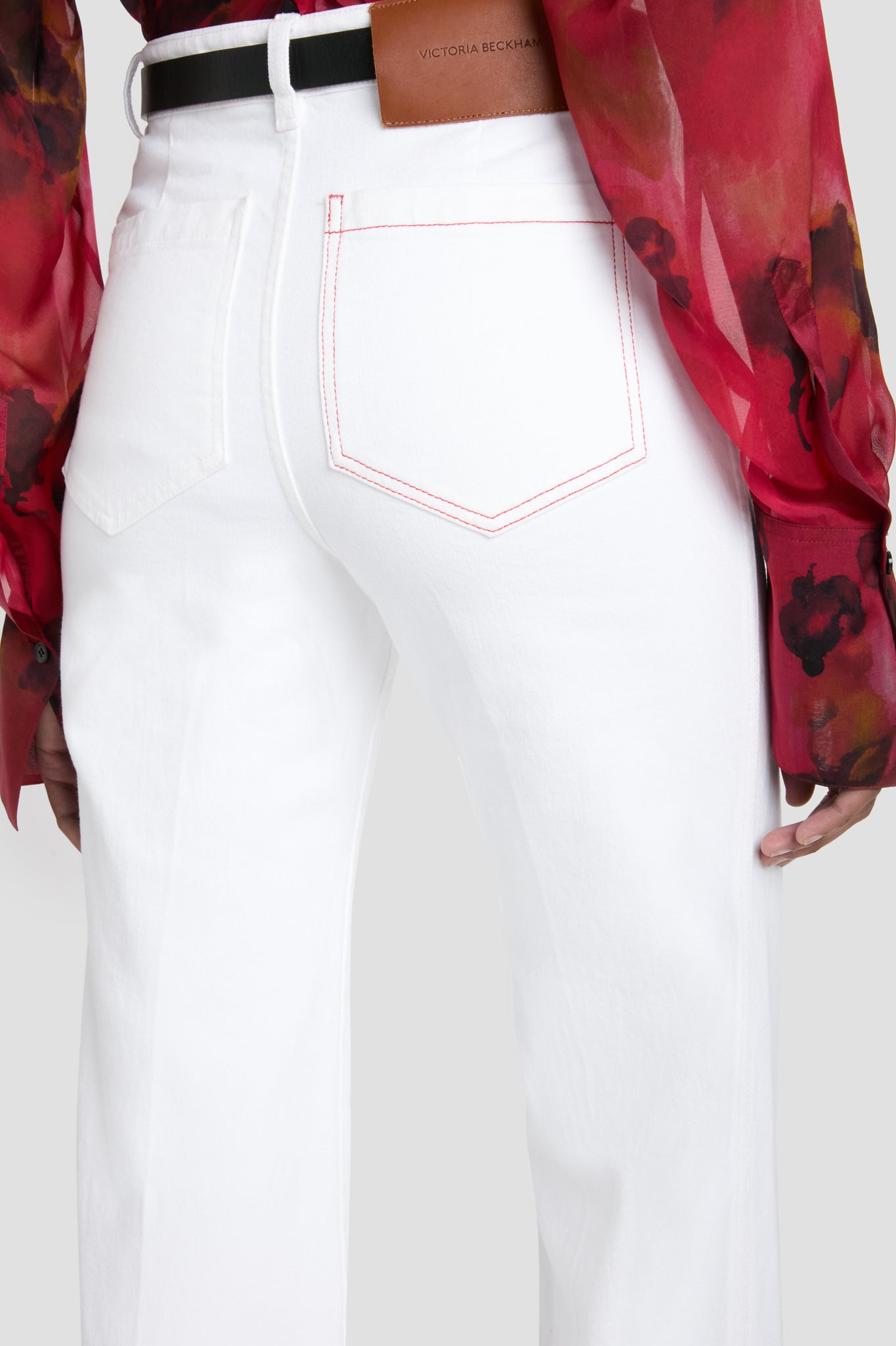 Alina High Waisted Short Jean In Washed White