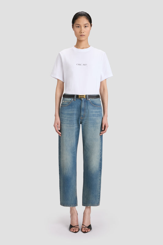 Slogan Tee In White Chic No?