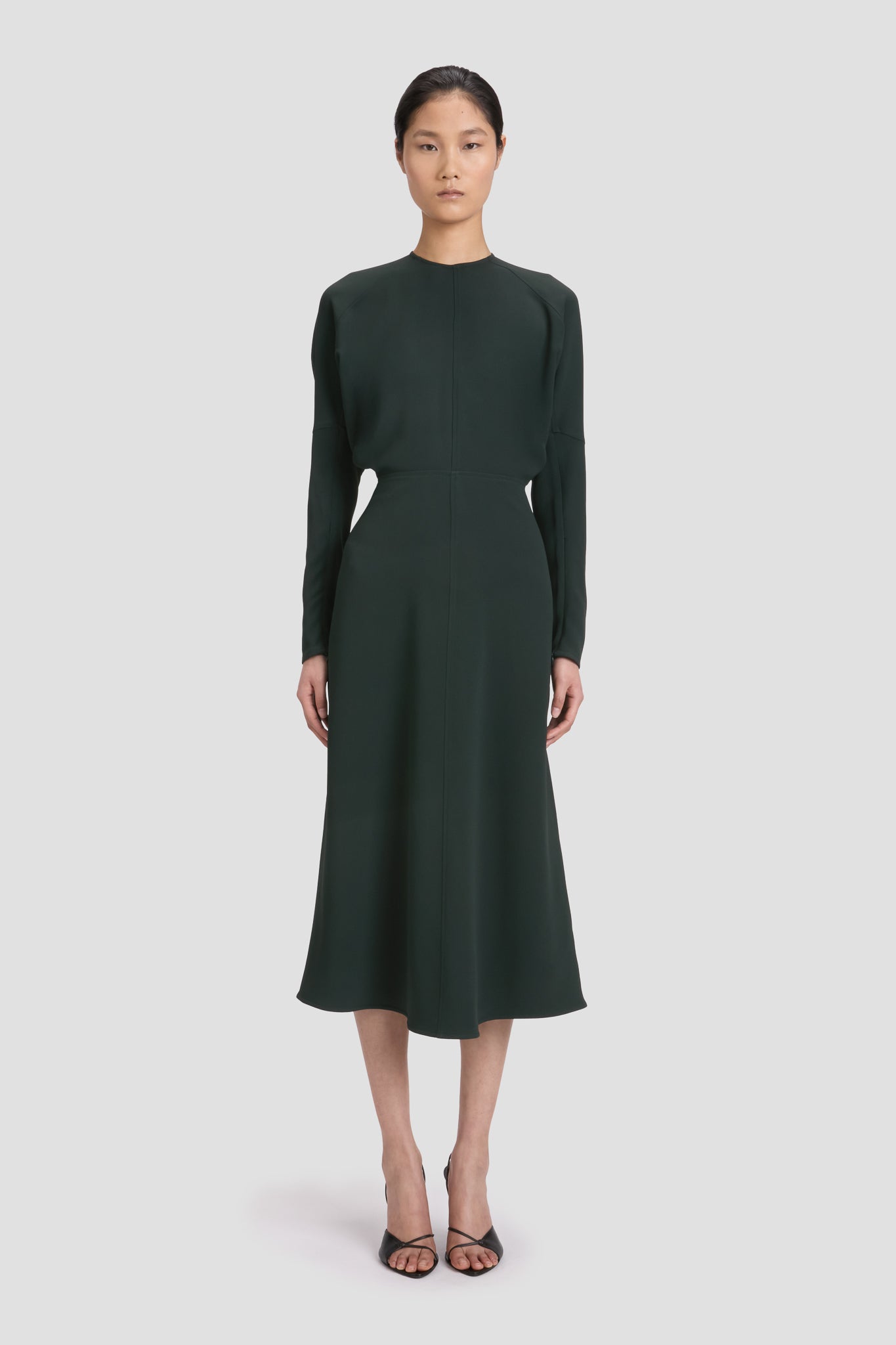 【関税込み】VICTORIA BECKHAM Dolman Midi' dress Dolman Midi Dress in Black | Designer Dresses | Victoria