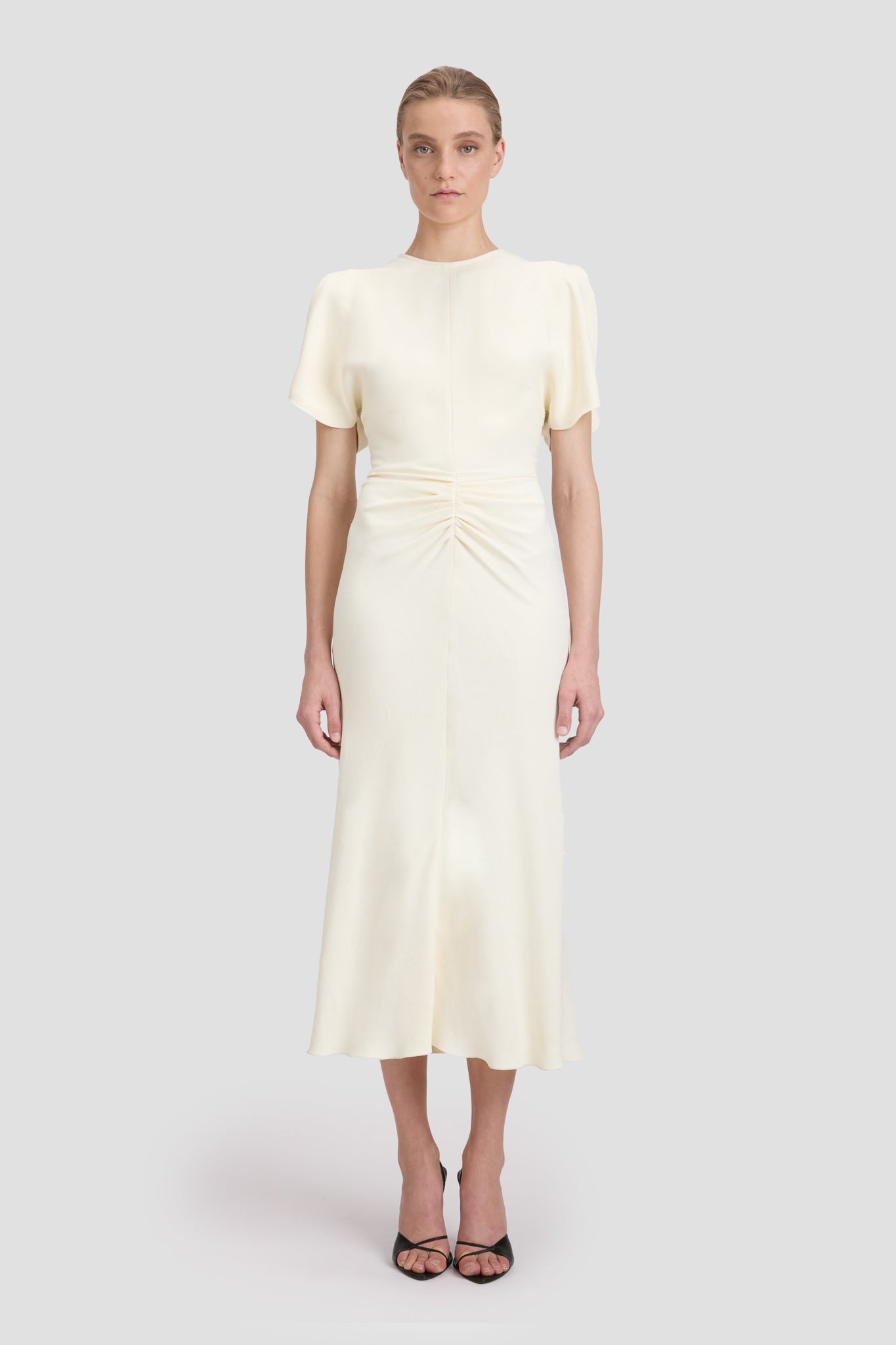 Bela Midi Dress In Ivory