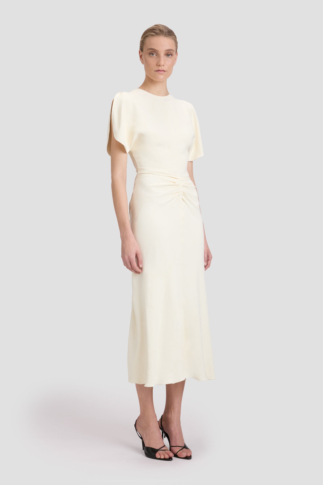 Bela Midi Dress In Ivory