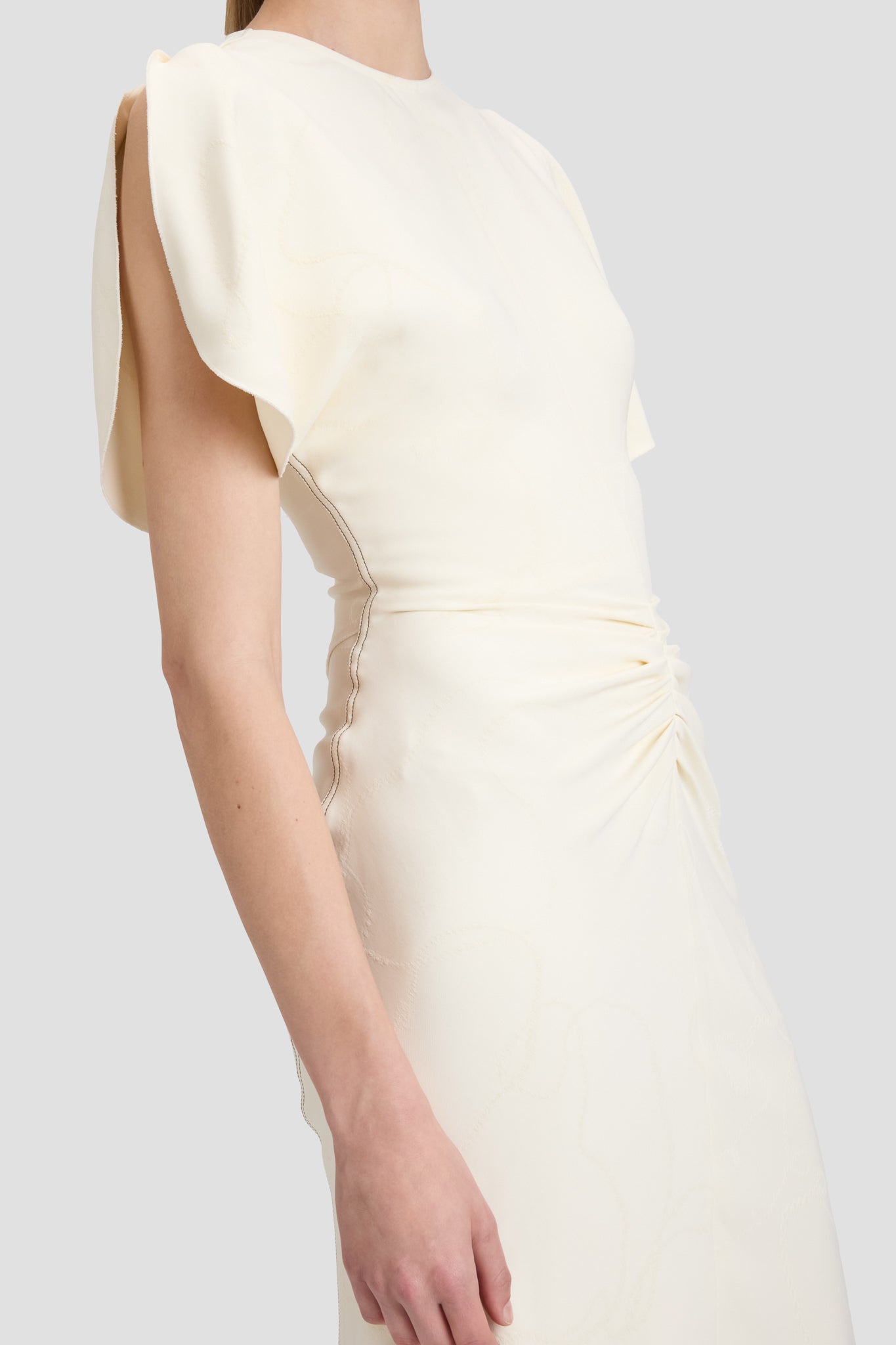 Bela Midi Dress In Ivory
