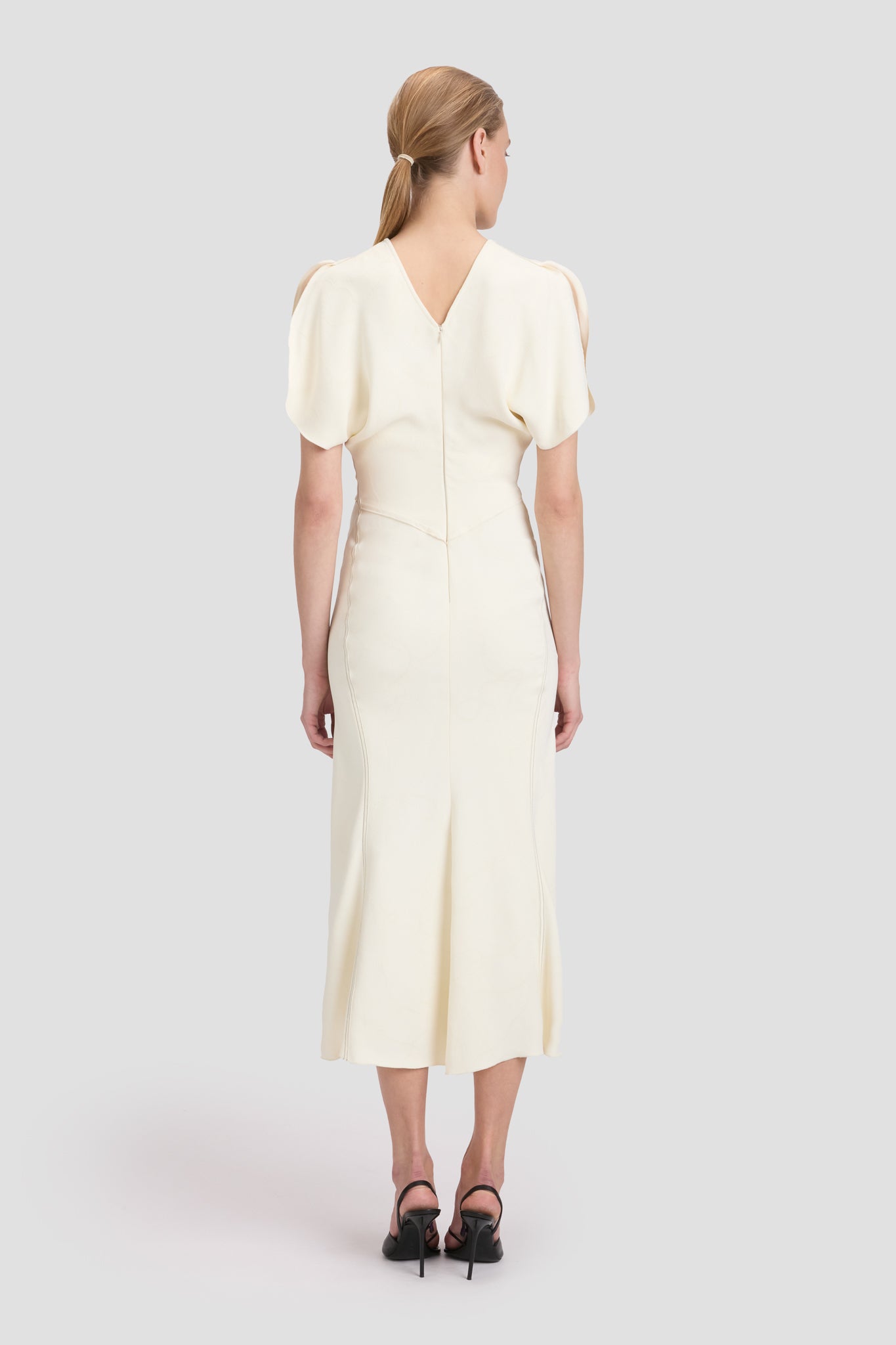 Bela Midi Dress In Ivory