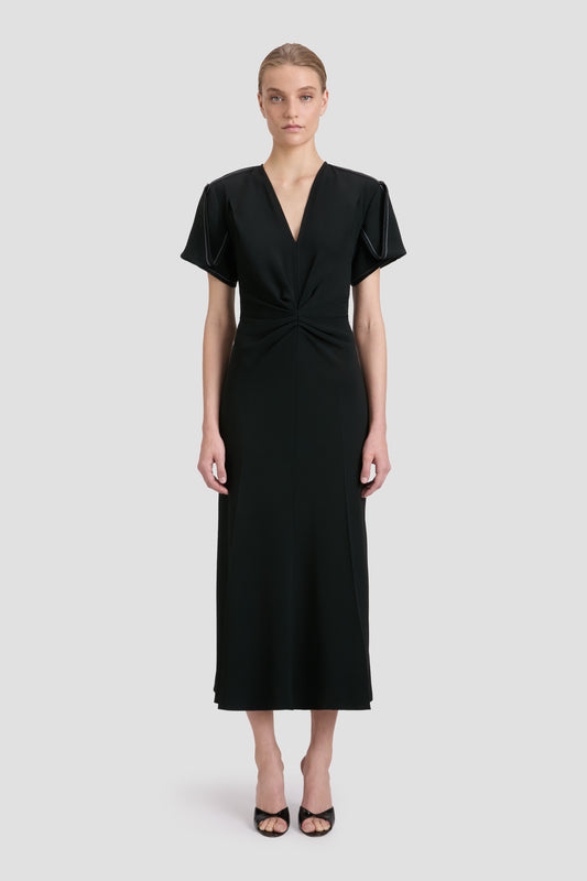 Eve Midi Dress In Black
