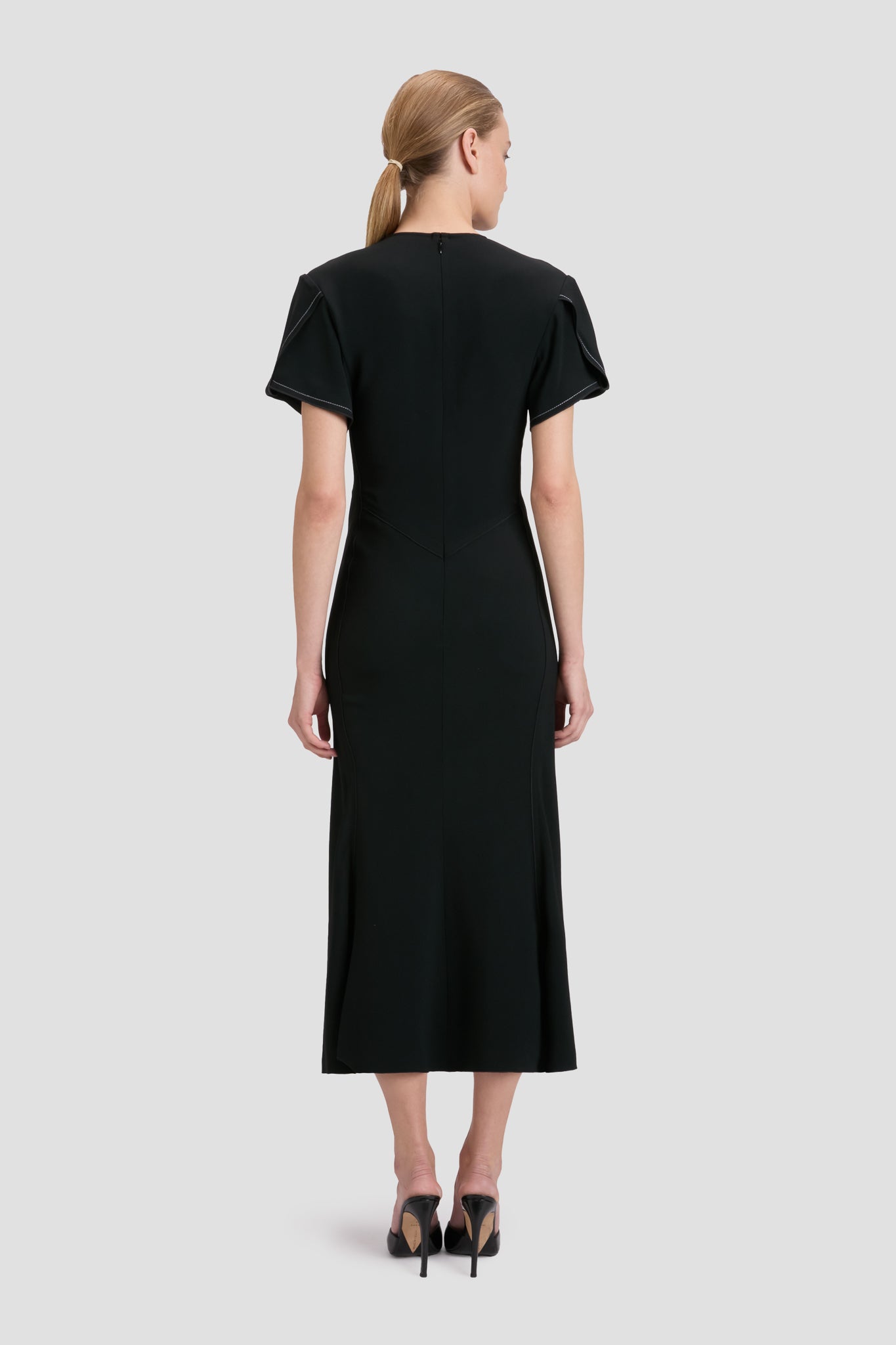 Eve Midi Dress In Black