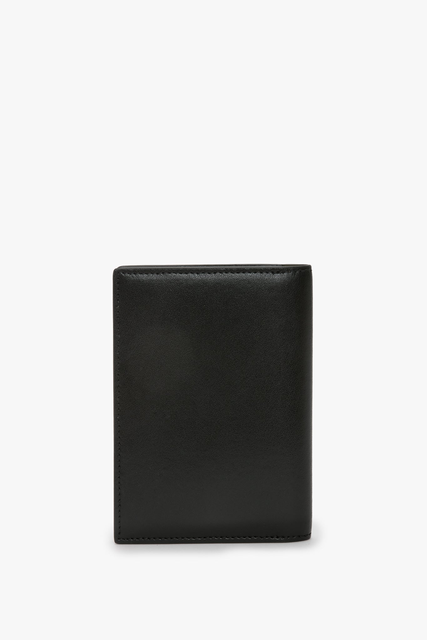 Passport Holder In Black Leather