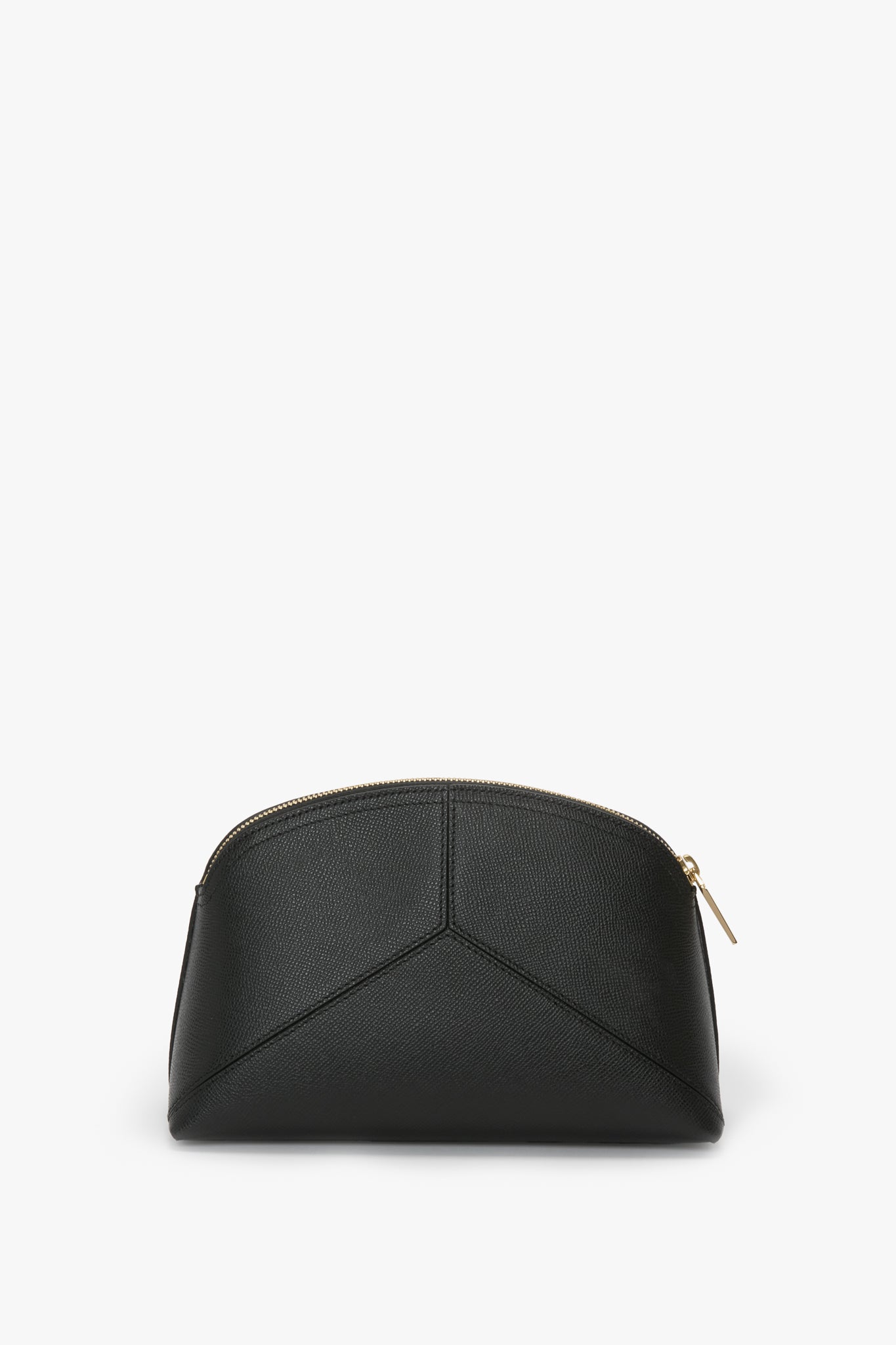 Victoria Large Travel Pouch In Black Leather