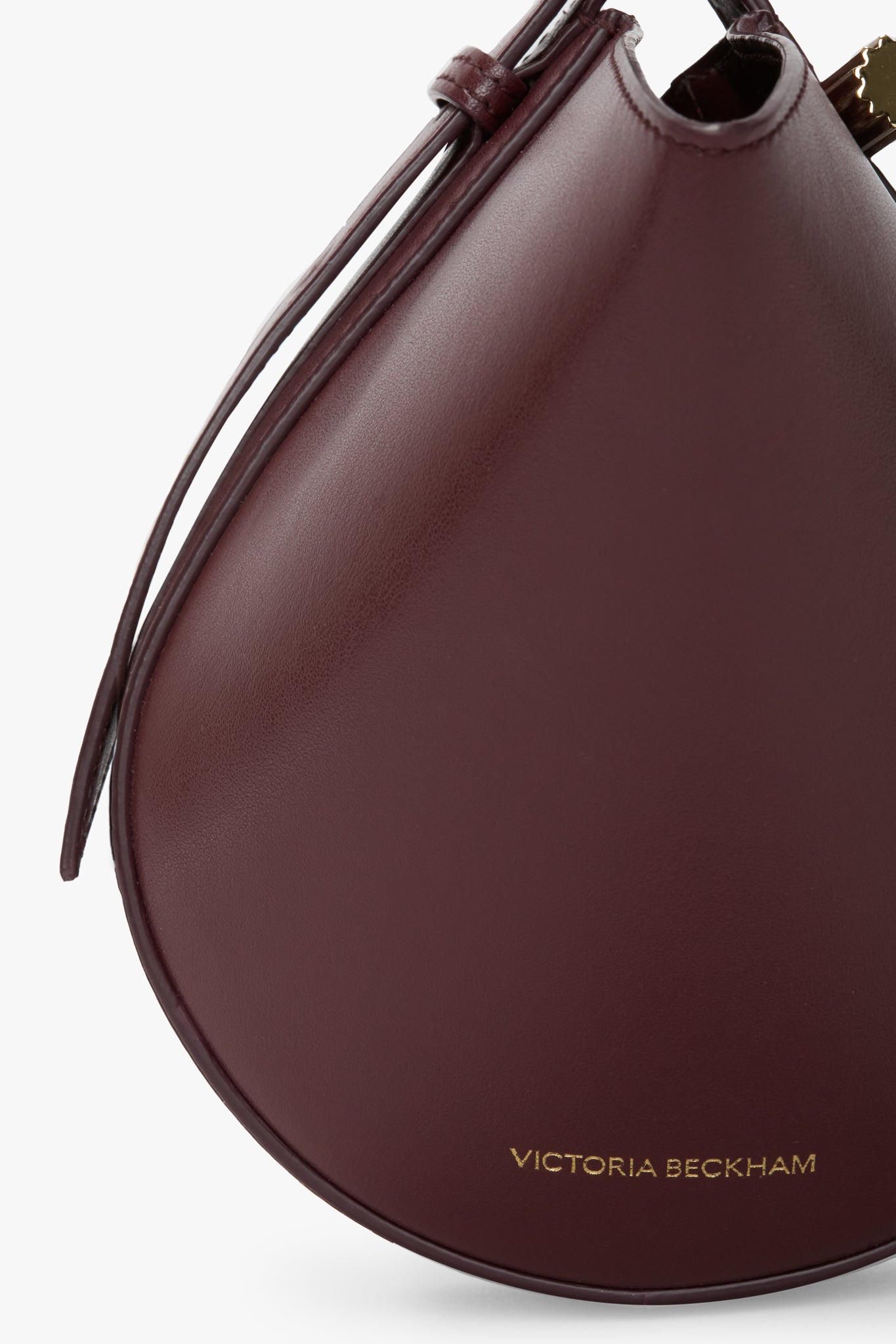 Dia Pouch Mini In Burgundy Leather