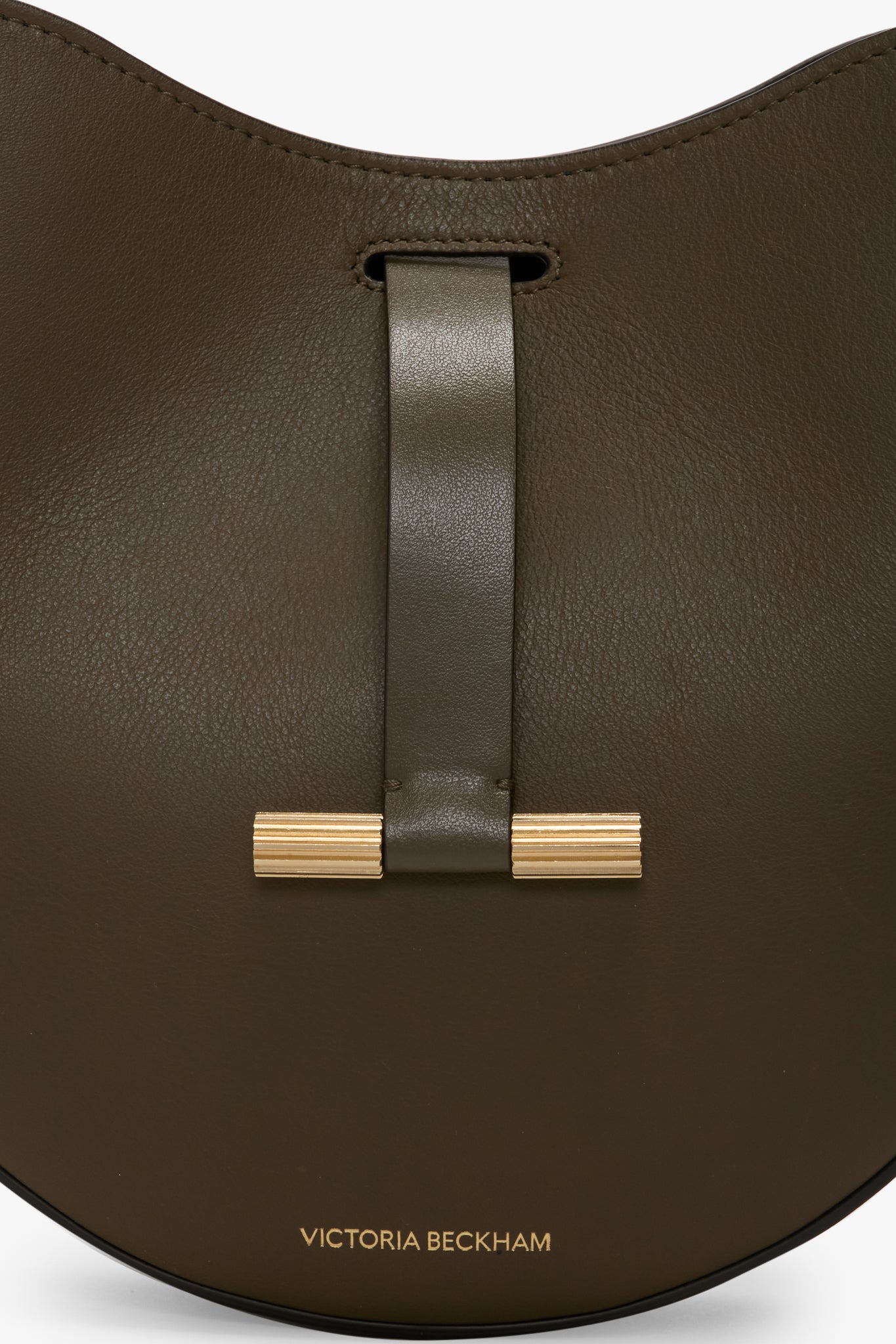 Dia Crossbody Bag In Dark Khaki Leather