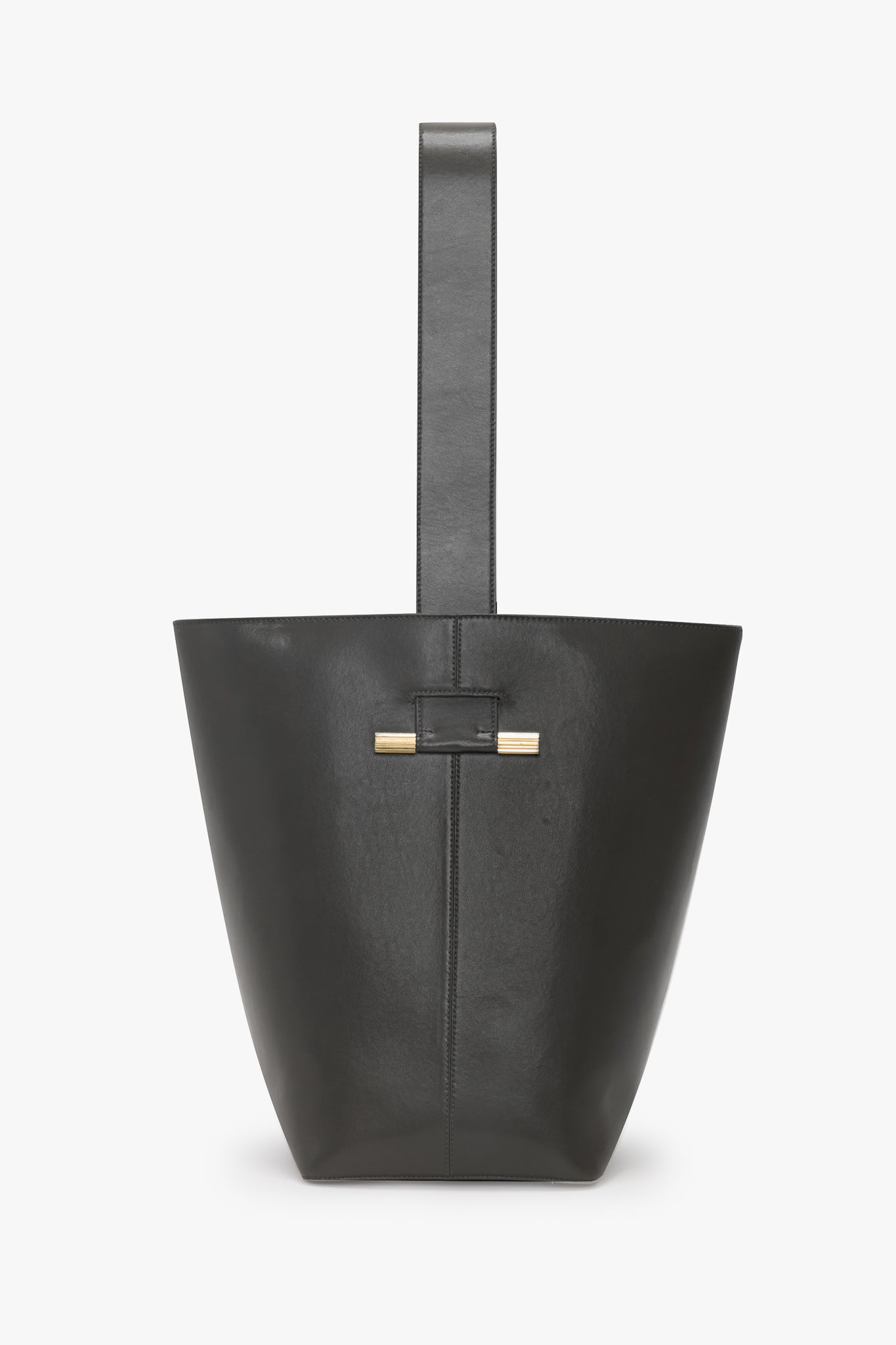 Dia Bucket Bag In Black Leather