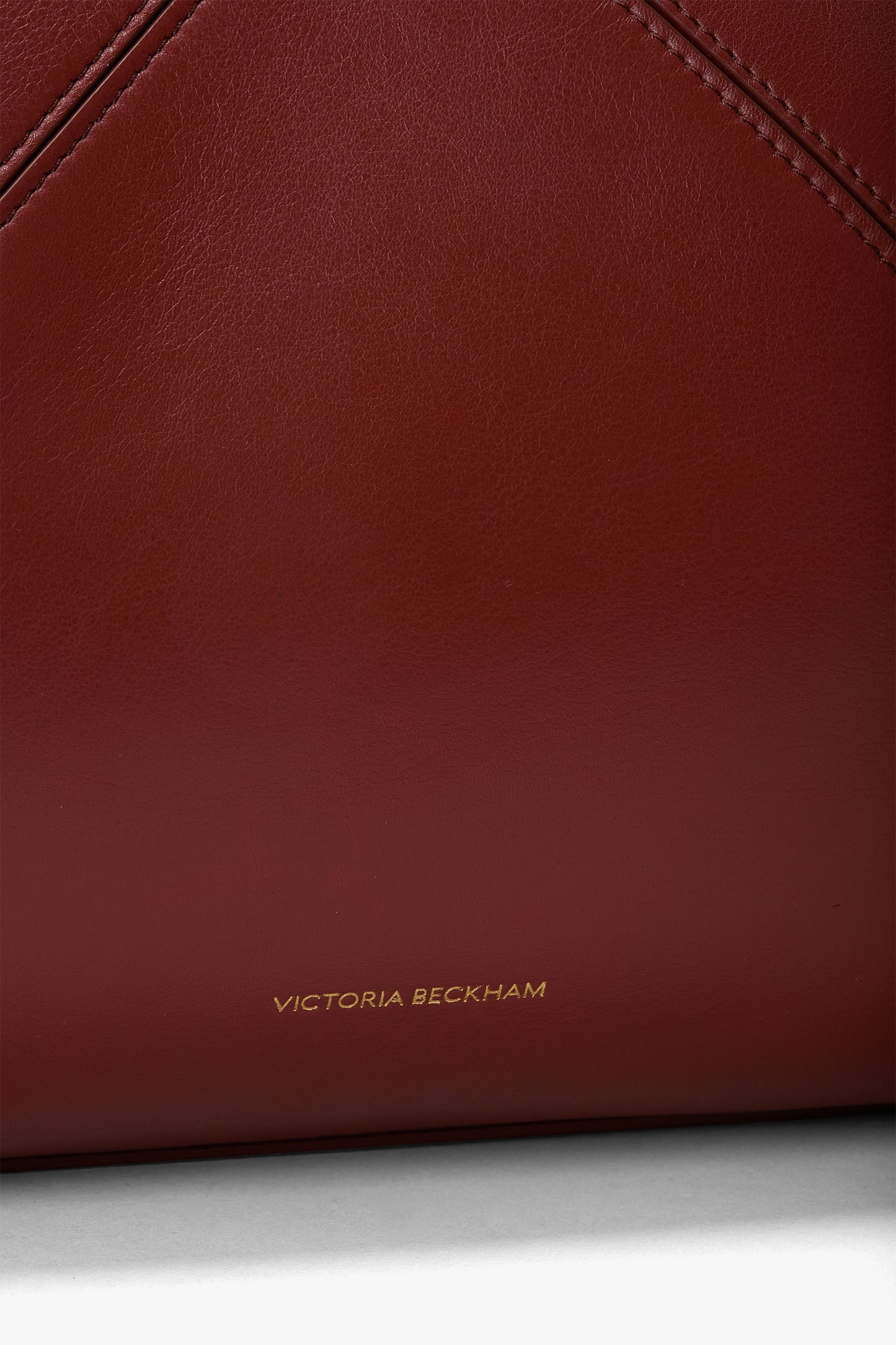 Large Victoria Tote Bag In Brick Red Soft Leather