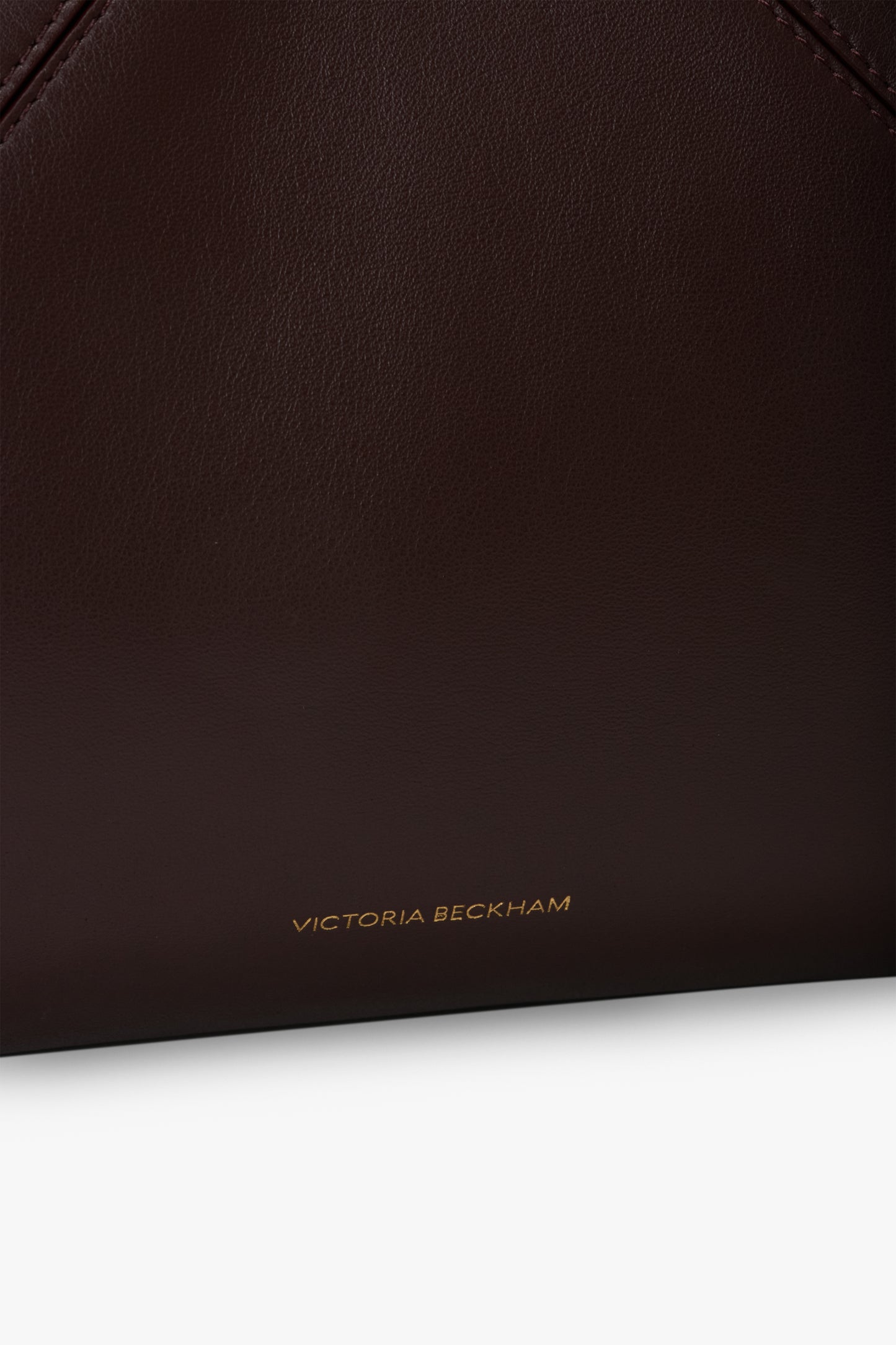 Large Victoria Tote Bag In Burgundy Soft Leather