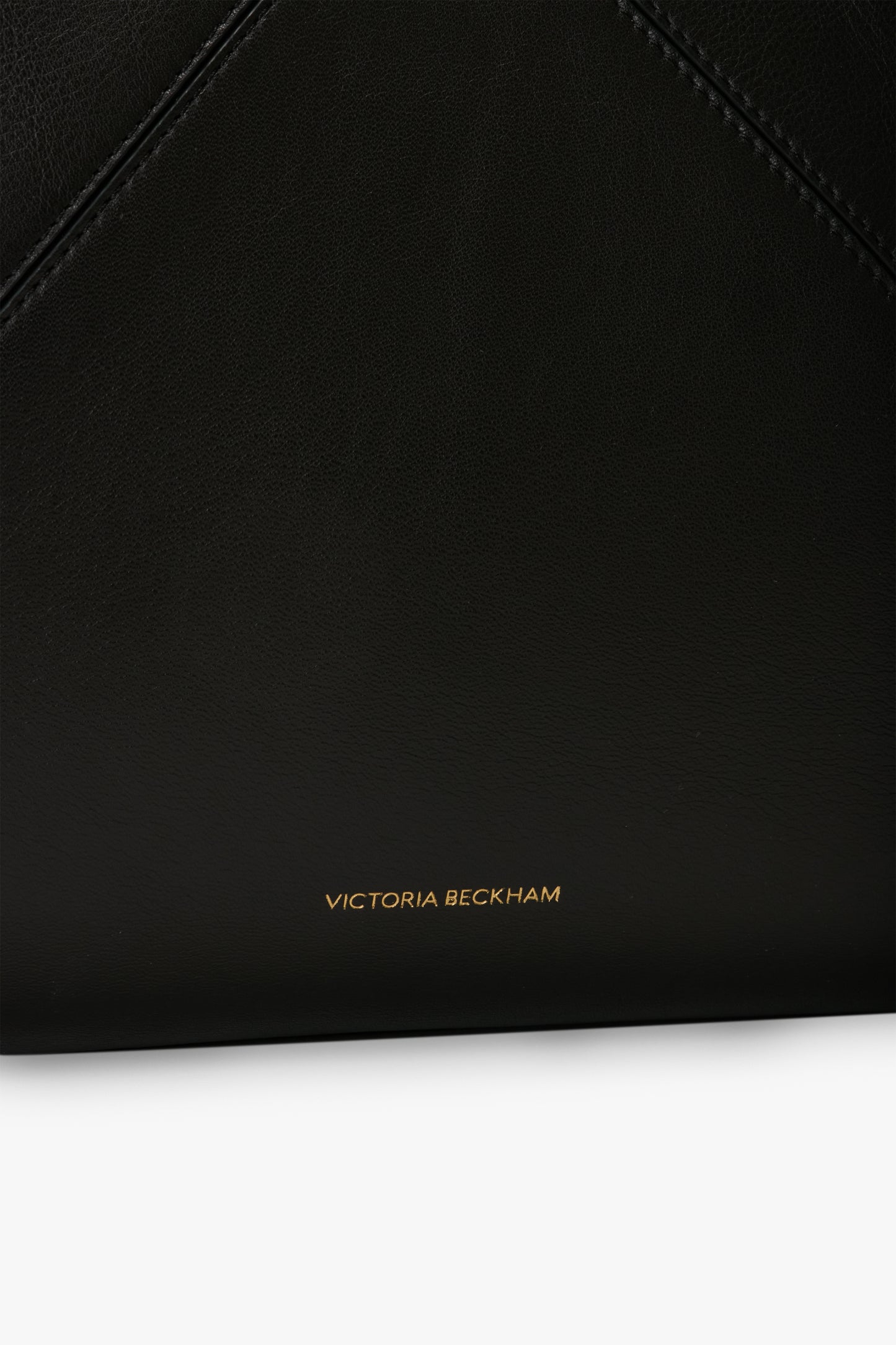 Victoria Travel Tote Bag In Black Soft Leather