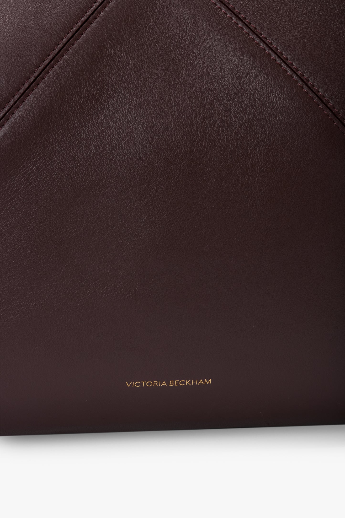 Victoria  Travel Tote In Burgundy Soft Leather