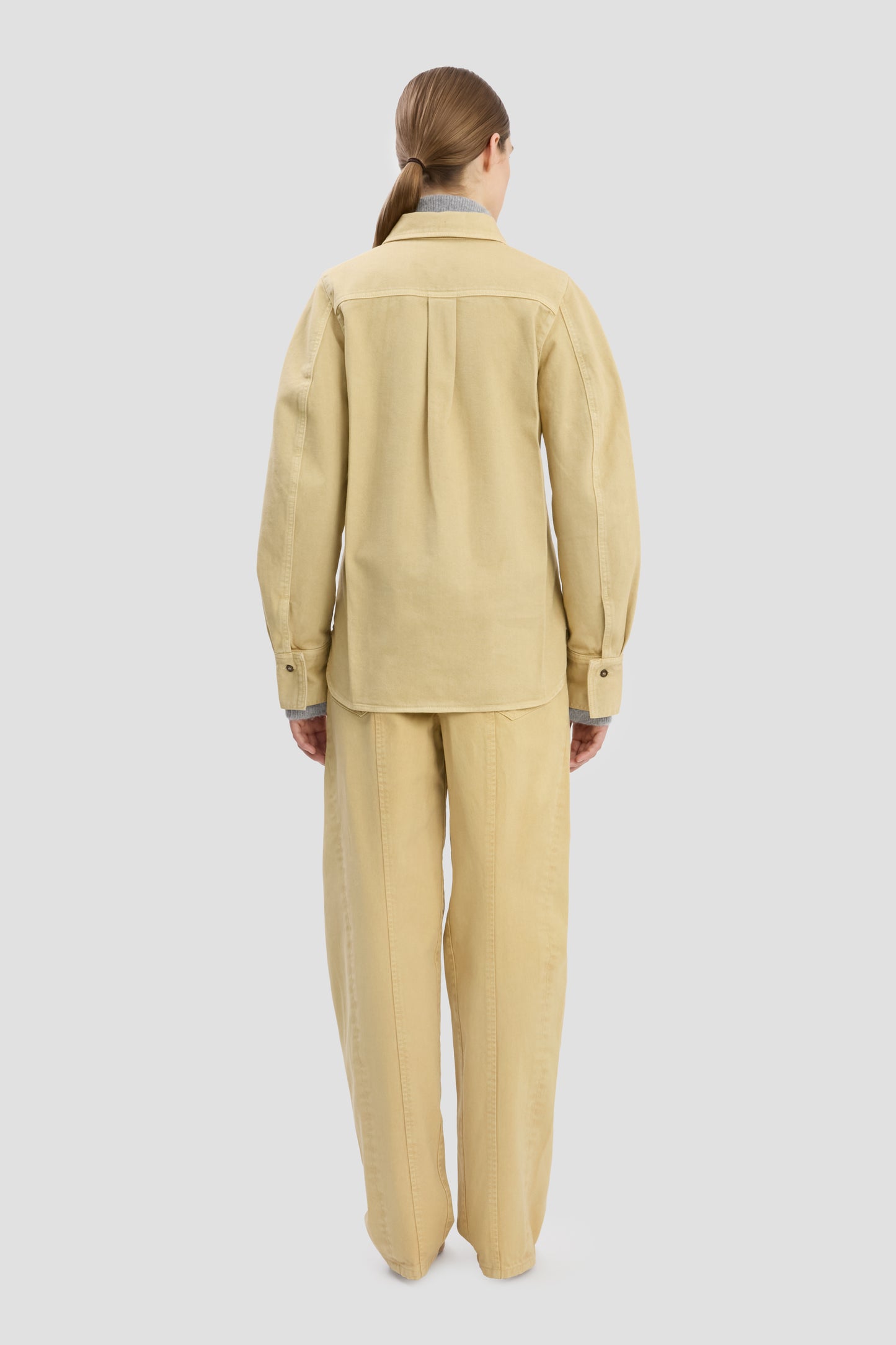 Slim Shirt In Butter Yellow