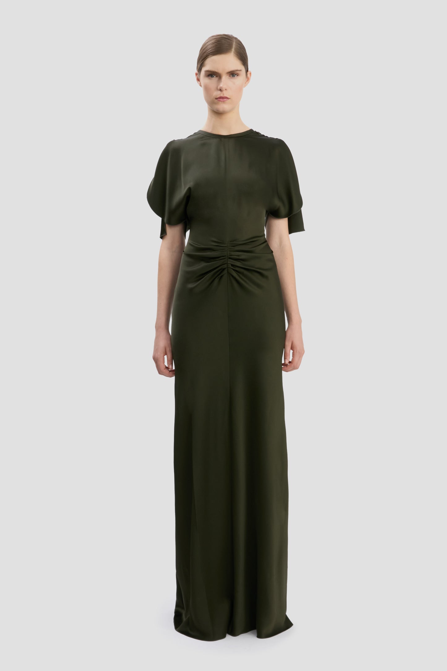 Isabella Gown In Dark Olive
