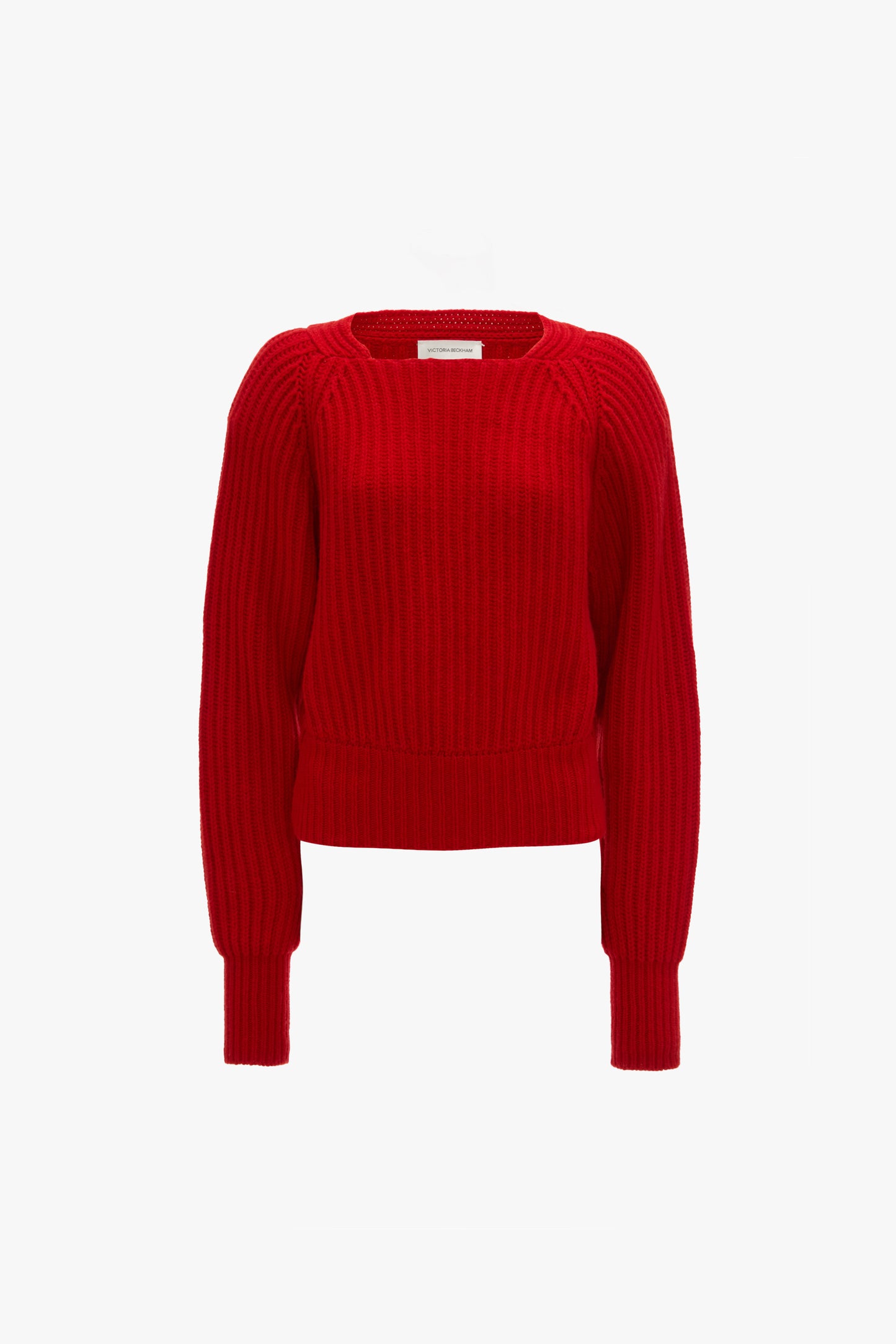 Rib Jumper In Cayenne