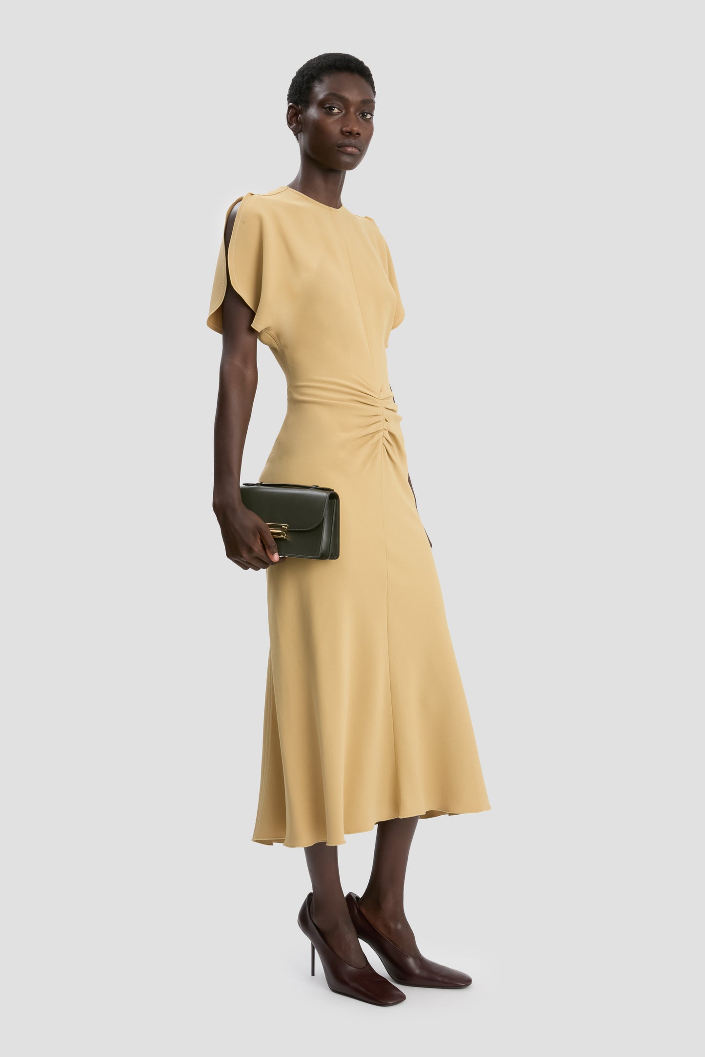 Mini Dorian Bag In Dark Olive Leather