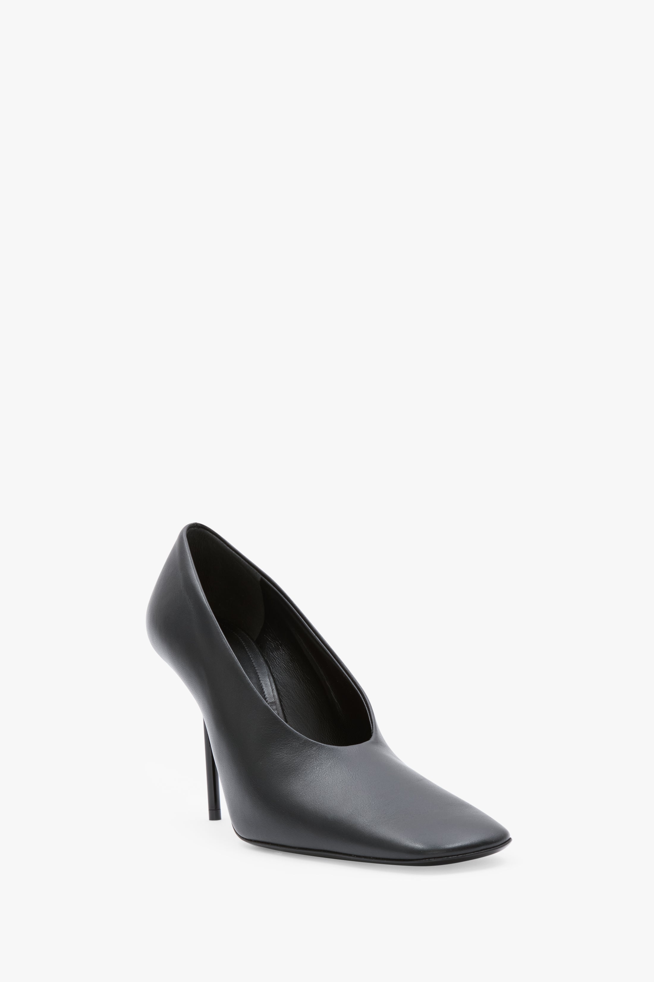 Olivia Stiletto Pump In Black Leather – Victoria Beckham Inc