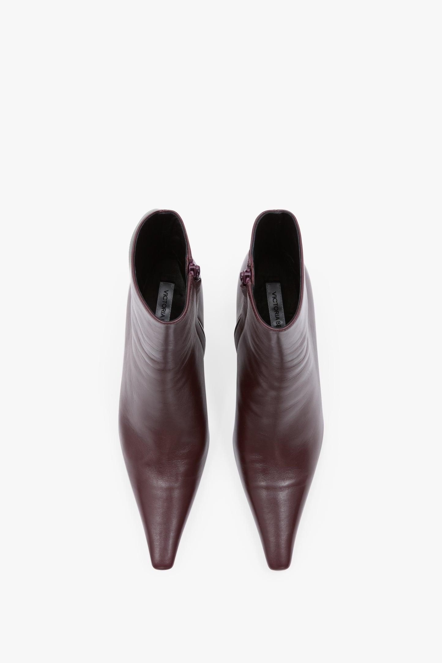 Sloan Stiletto Boot In Burgundy Leather