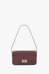 Dorian Pochette In Burgundy Smooth Leather