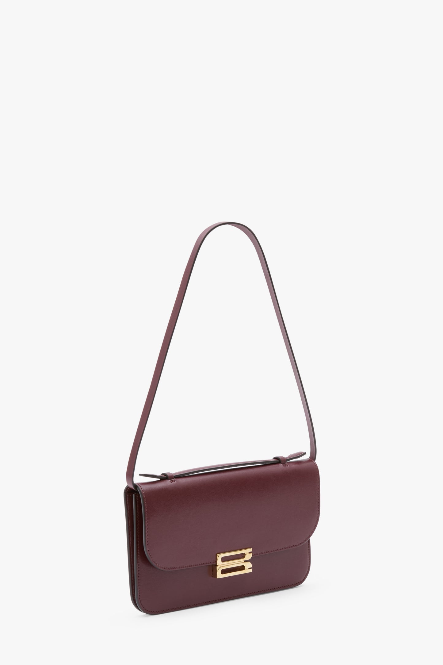 Dorian Pochette In Burgundy Leather