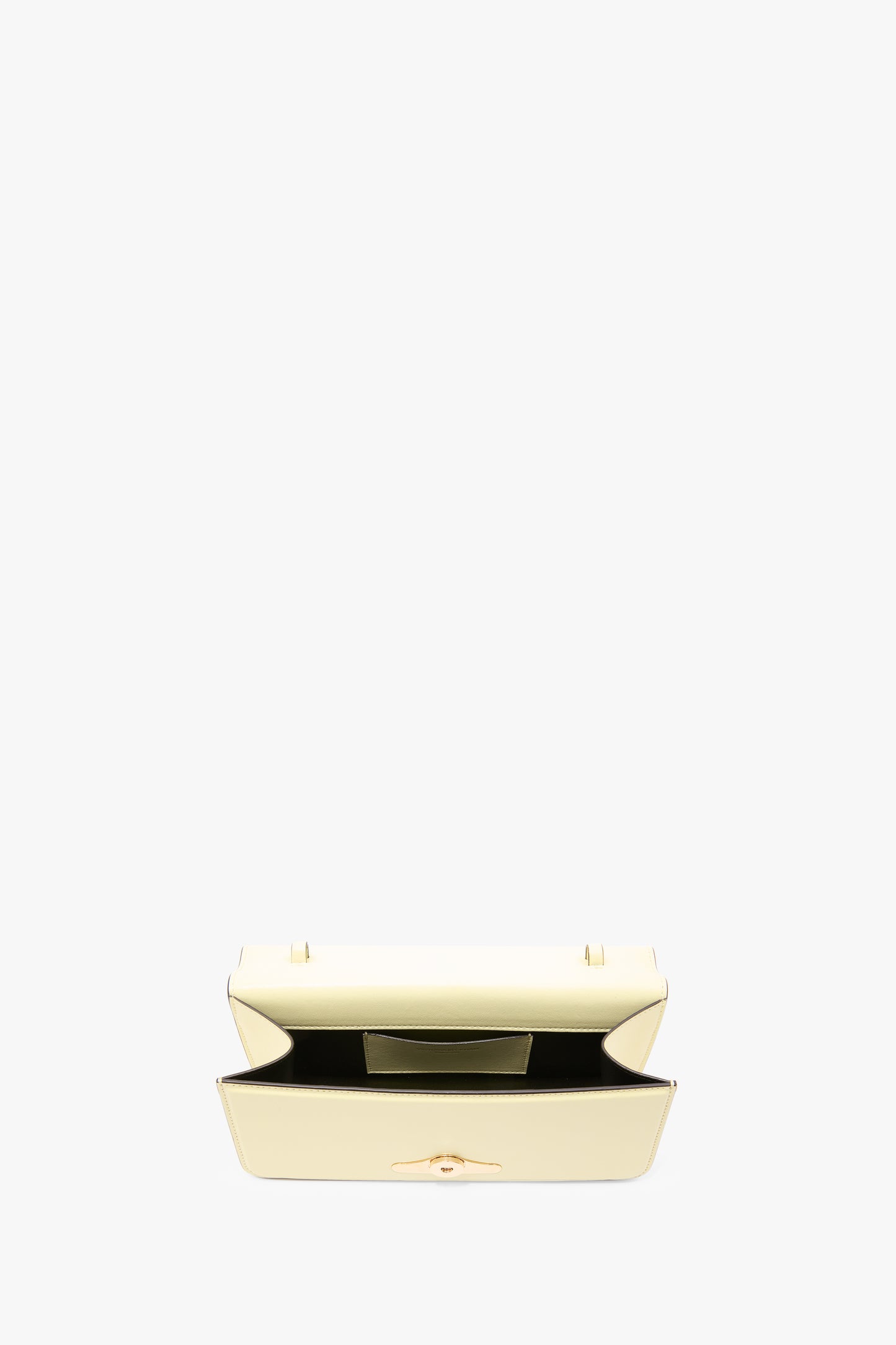 202 Clutch Bag In Daffodil Yellow Leather