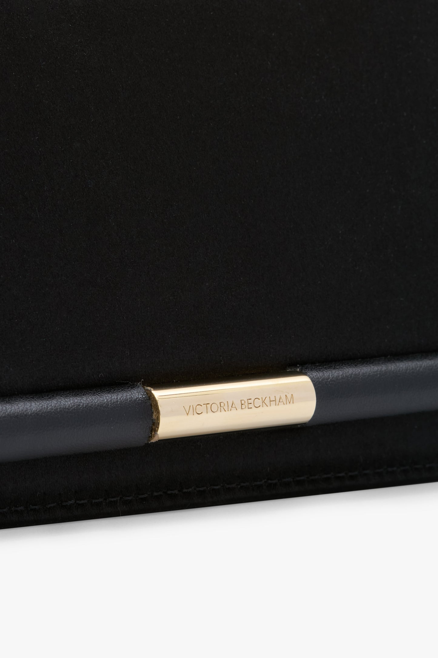 202 Clutch Bag In Black Leather