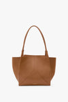 Victoria Tote Bag In Tan Soft Leather