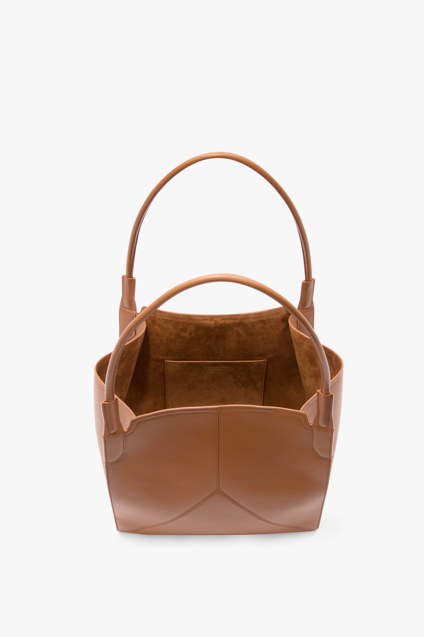Victoria Tote Bag In Tan Soft Leather