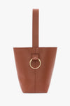 Dia Bucket Bag In Tan Leather