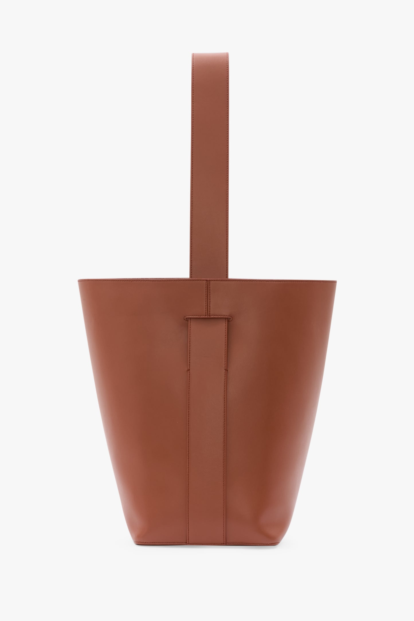 Dia Bucket Bag In Tan Leather